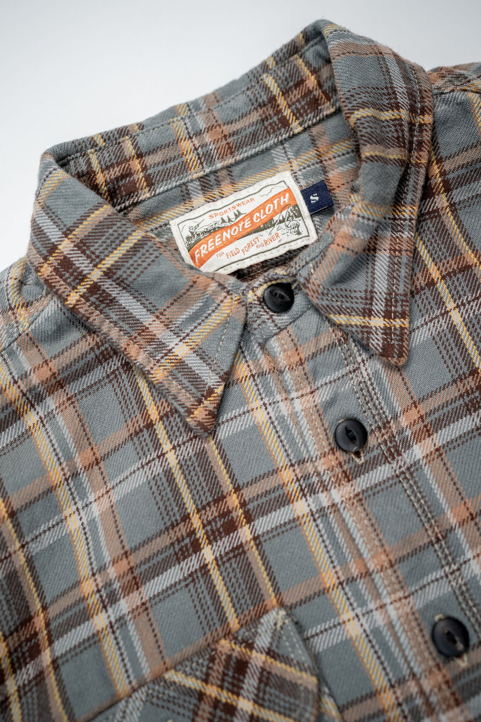 Freenote Cloth Jepson - Grey Plaid