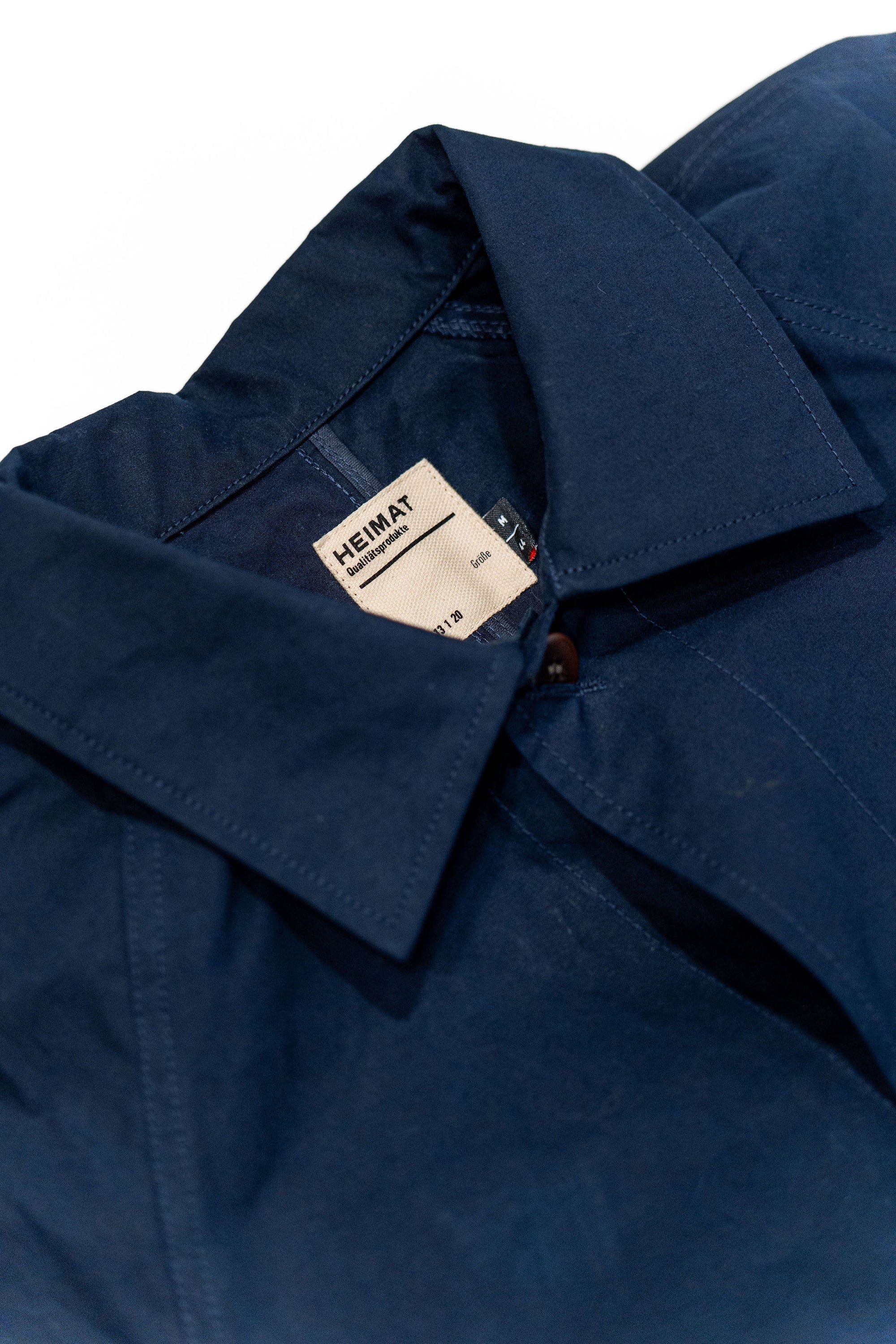 Heimat Textil Journey Coat Long - Ink Dry Wax