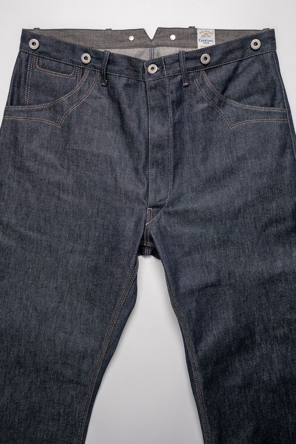 Blue Blanket IJ1 IT165 Waist Overall - 11oz Italian Indigo Selvedge Organic Denim