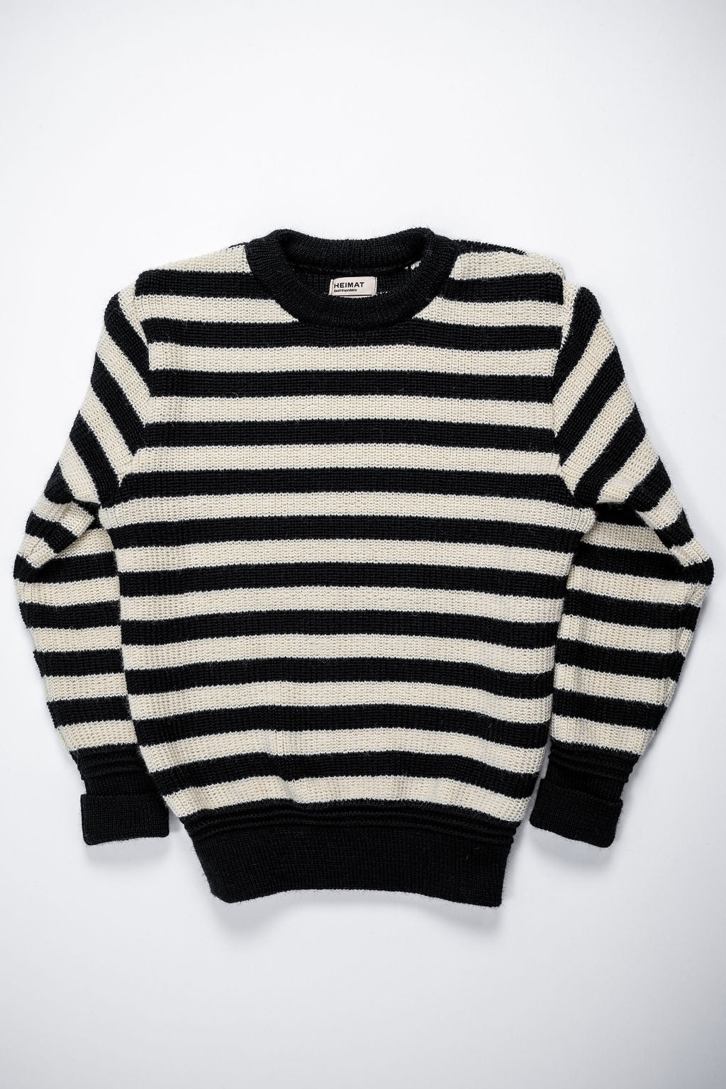 Heimat Textil Signal Sweater - Black/Seashell