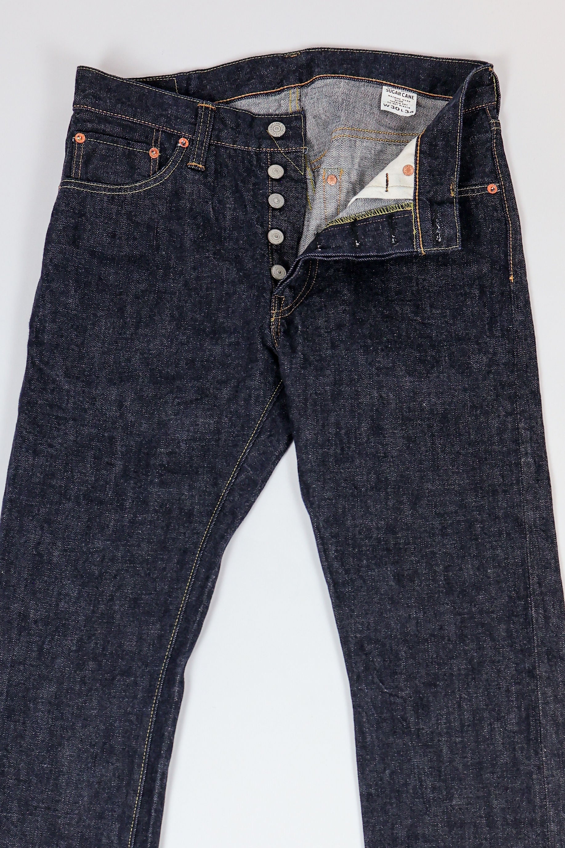 Sugar Cane 2009 Slim Straight - One Wash 12 oz. Japanese Selvedge Denim