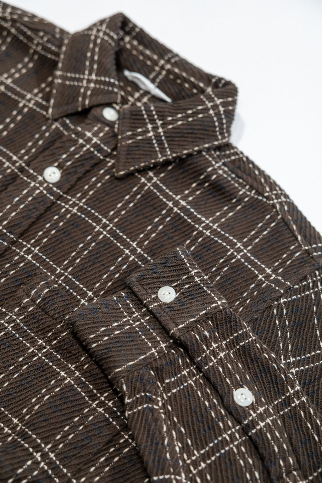 3sixteen Utility Flannel - Espresso Twill Check