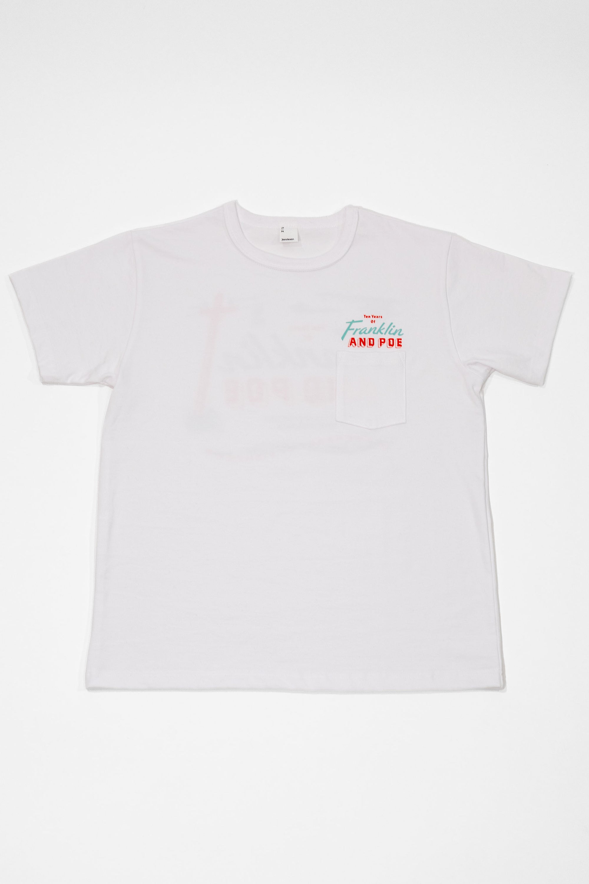 3sixteen x Franklin & Poe 10th Anniversary T-Shirt - White