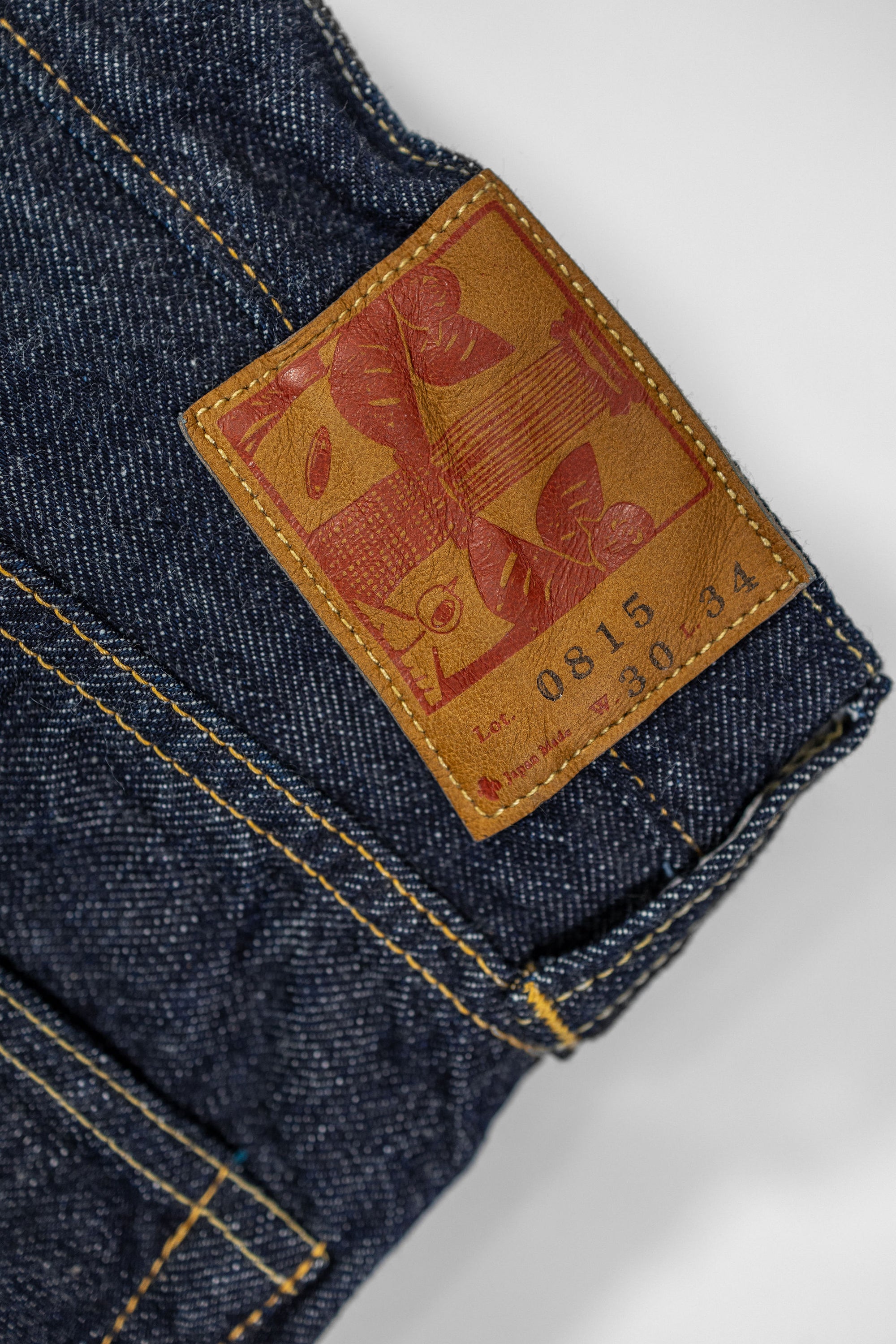 Omoto Denim 0815 13.5oz Denim Loose Fit - Indigo One-Washed