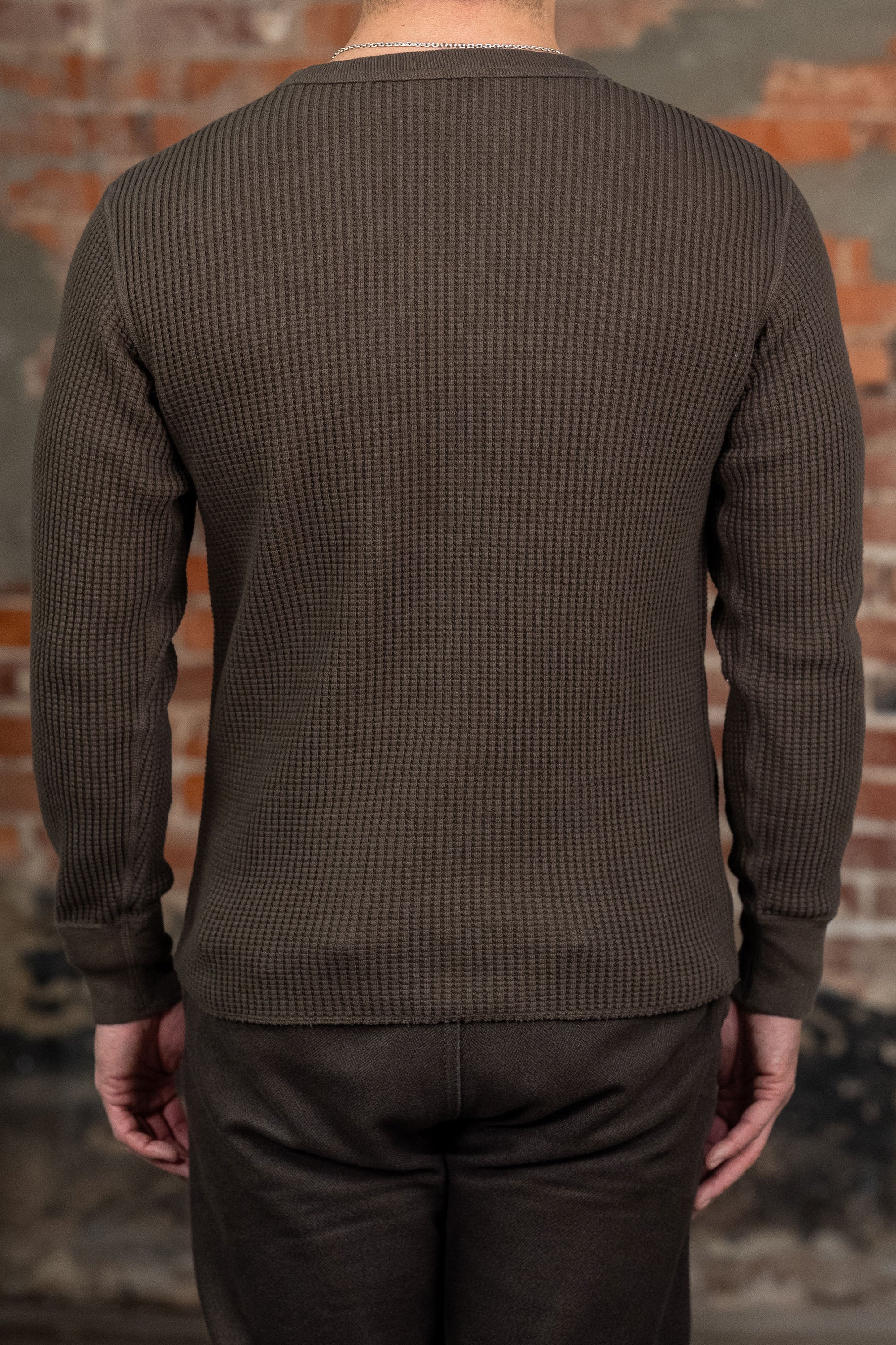 UES Big Waffle T-Shirt - Brown