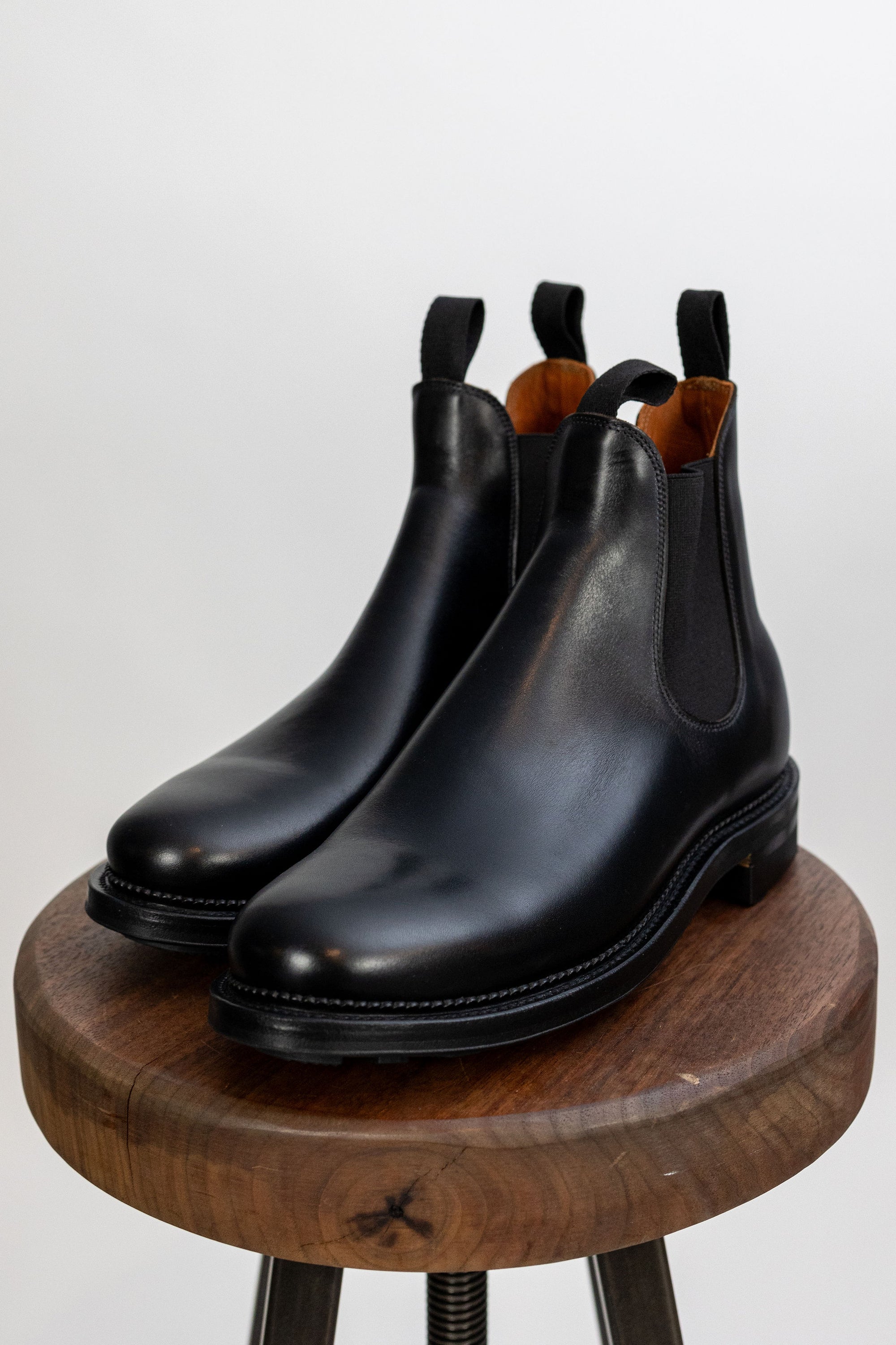 Viberg Chelsea Boot - Nero Vocalou Vitelli