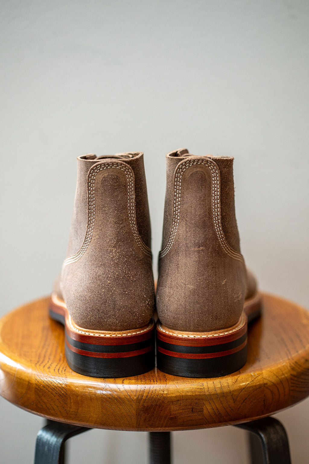(Pre-Order FW25) John Lofgren M-43 Service Shoes - Horween CXL Natural Roughout