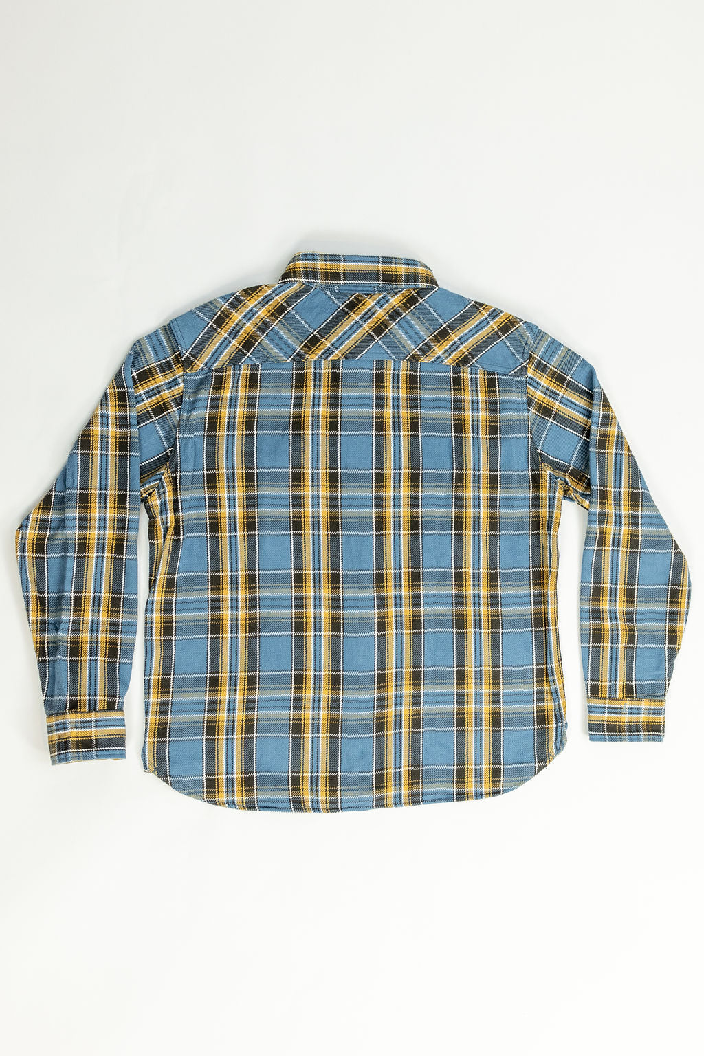 UES 502352 Heavy Flannel Shirt - Blue