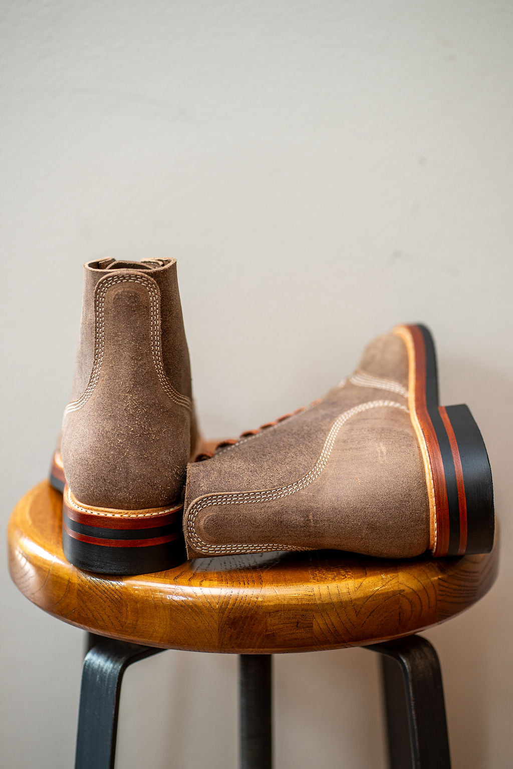 (Pre-Order FW25) John Lofgren M-43 Service Shoes - Horween CXL Natural Roughout