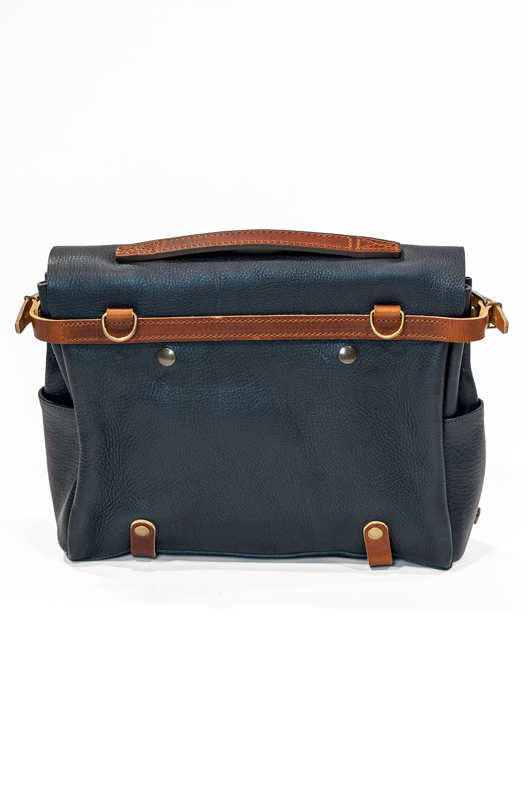 Bleu de Chauffe Postman Bag Eclair M - Navy Blue