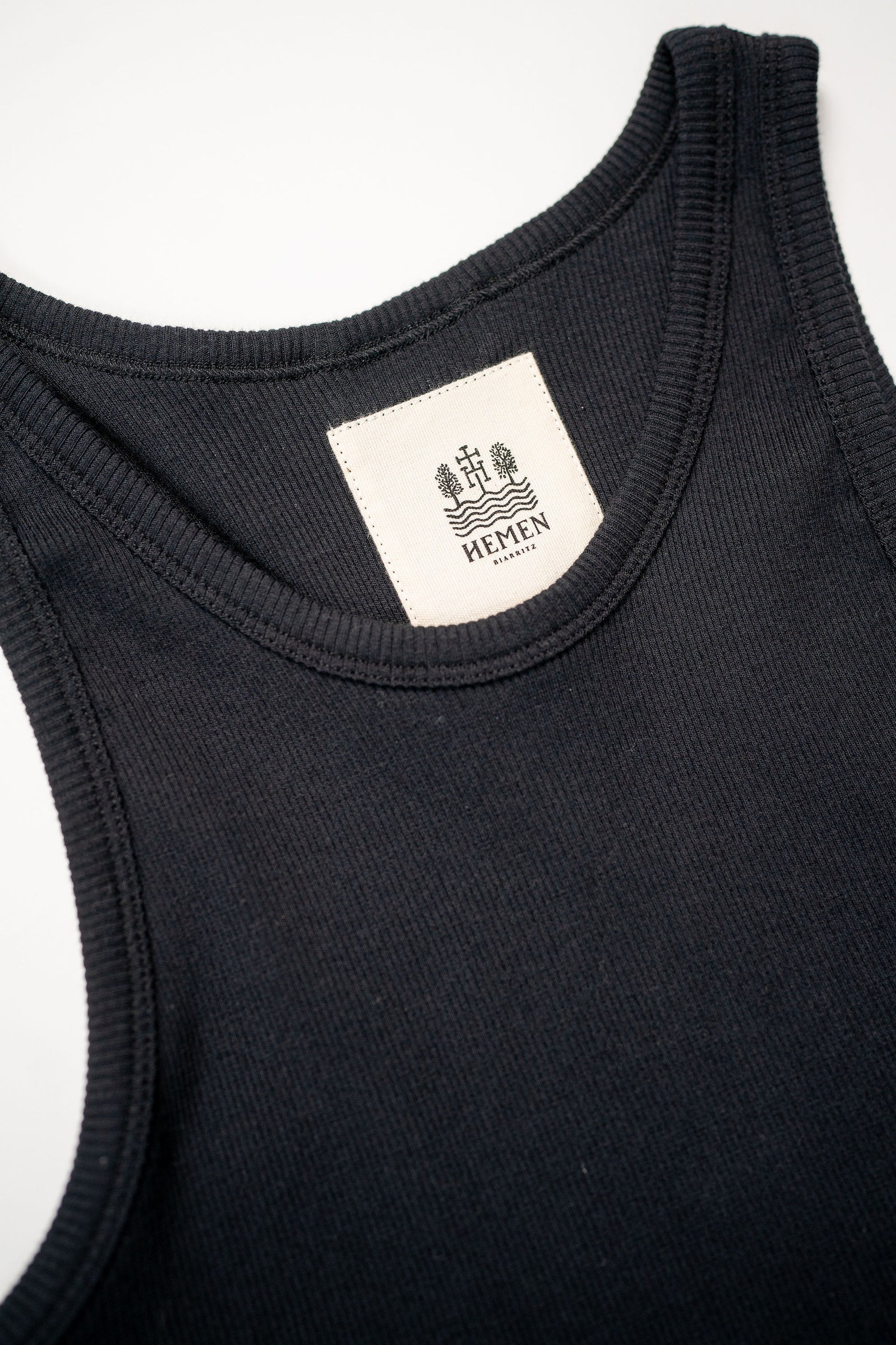 Hemen Biarritz Tank Top Gari - Black