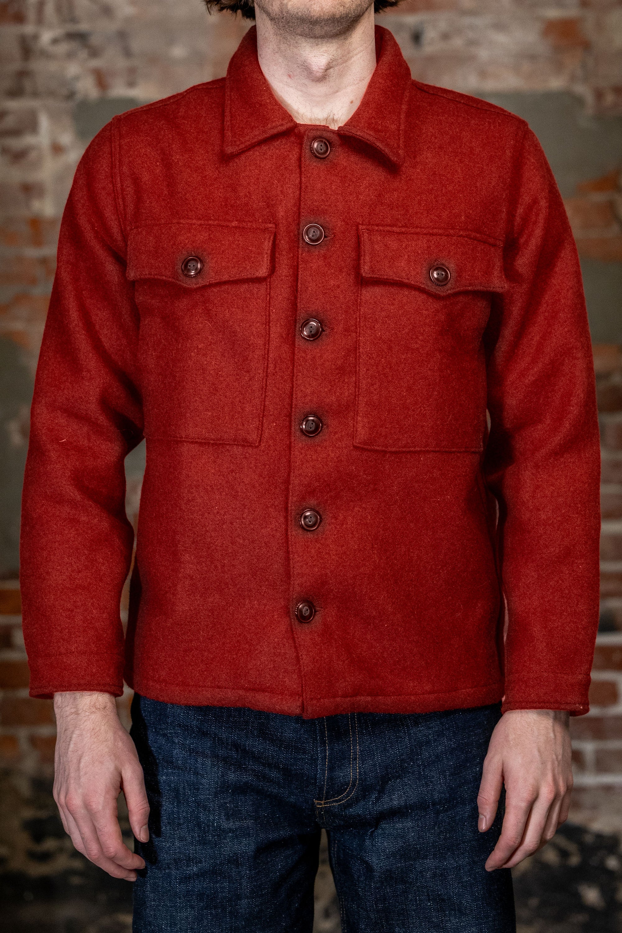 Freenote Cloth Midway Wool - Red