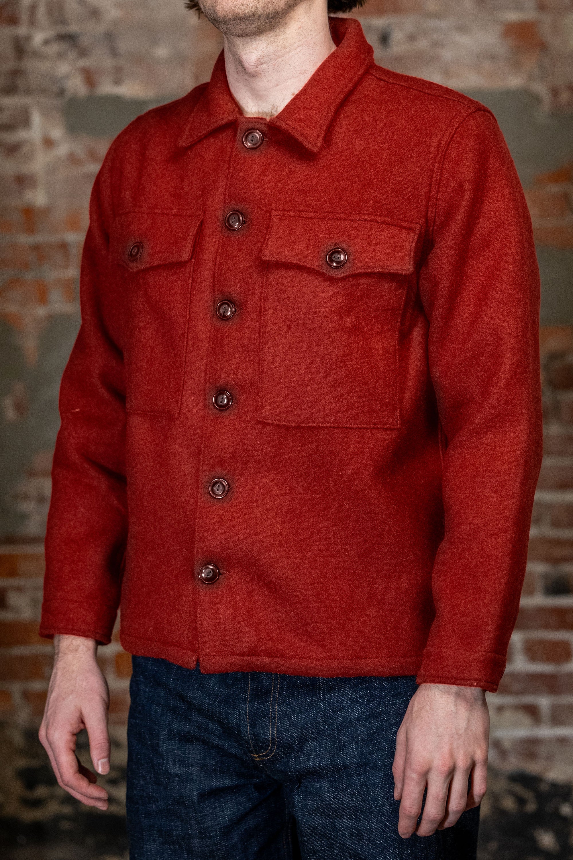 Freenote Cloth Midway Wool - Red