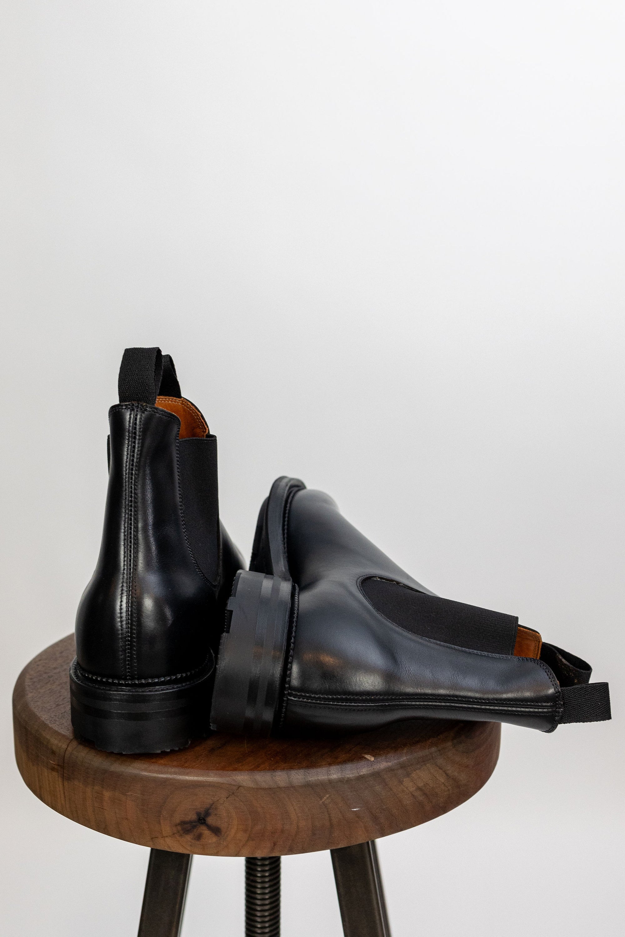 Viberg Chelsea Boot - Nero Vocalou Vitelli