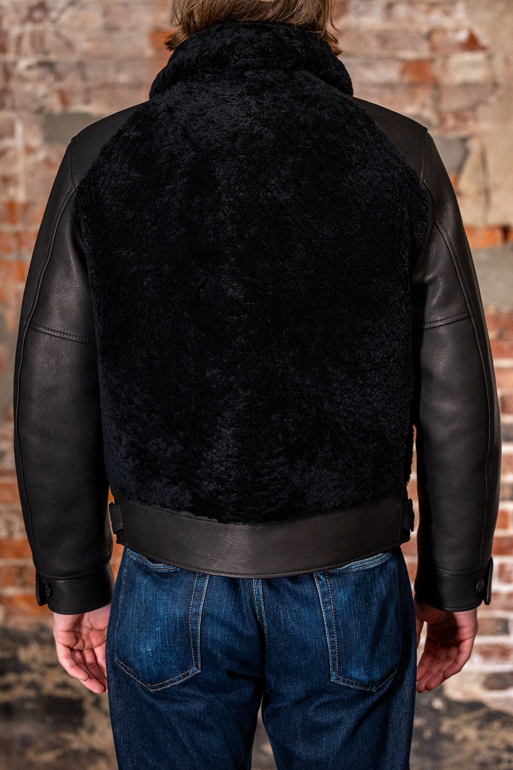 Y'2 Y2-10-SP 10th Anniversary Grizzly Jacket - Black Deerskin