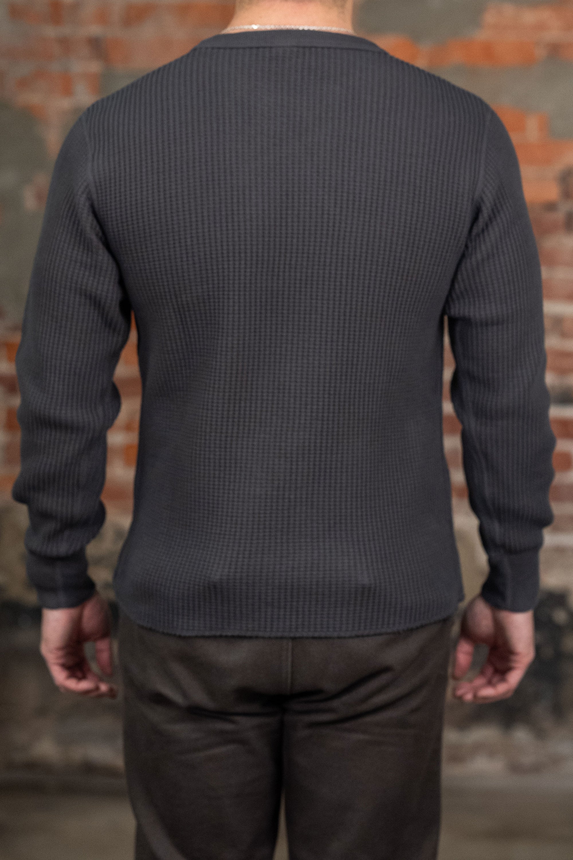 UES Big Waffle T-Shirt - Steel Gray