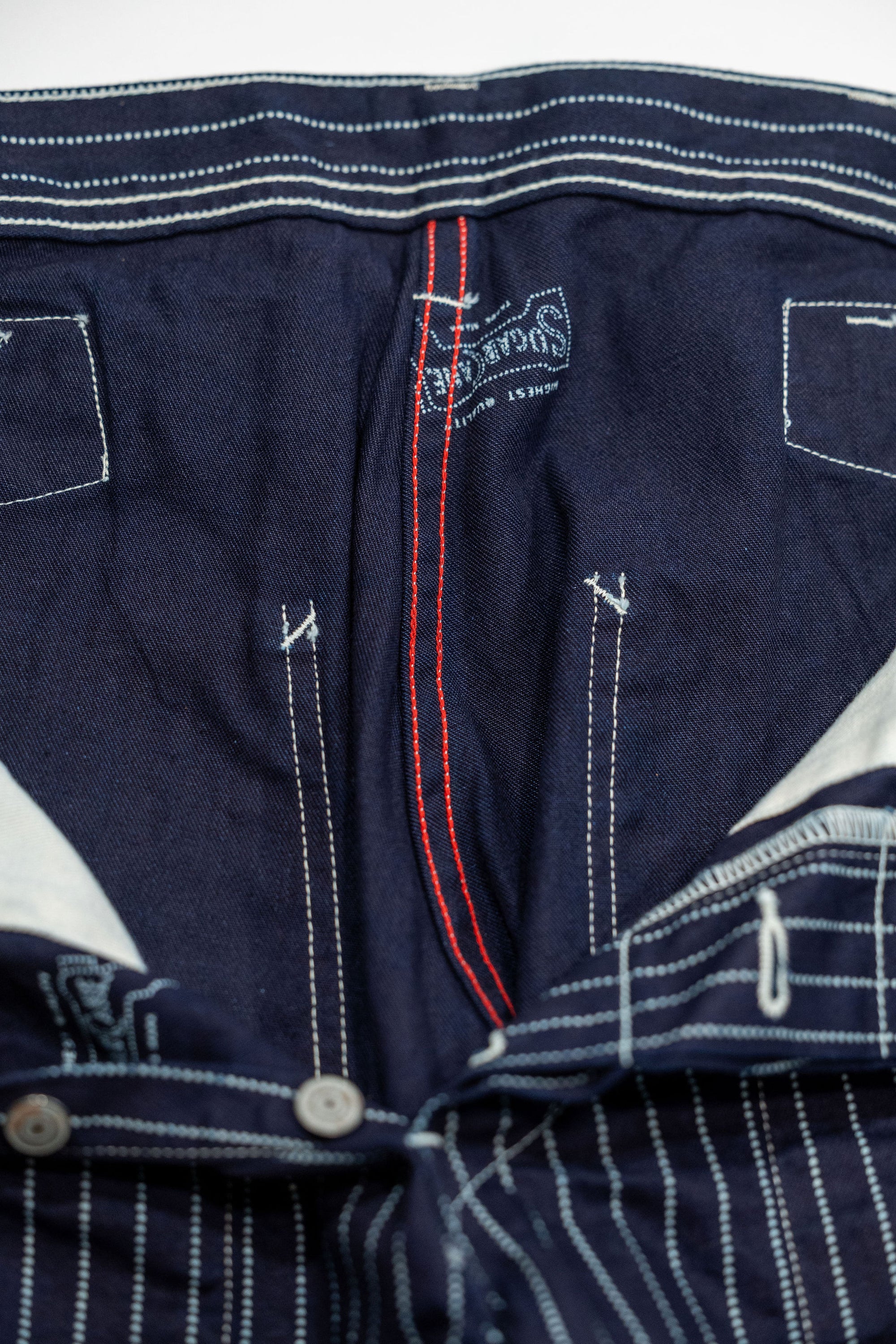 Sugar Cane Engineer Pant - 9oz Wabash Stripe