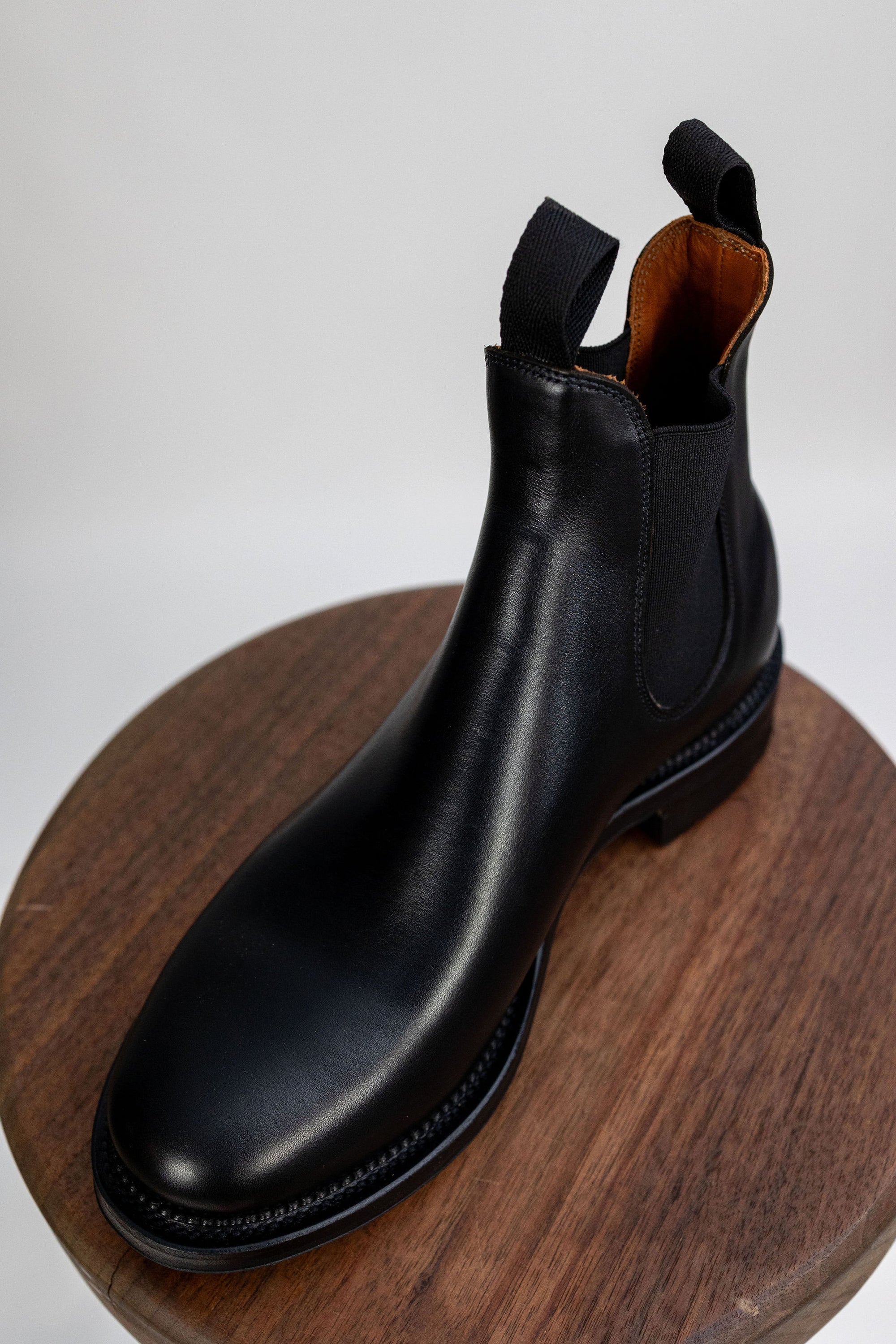 Viberg Chelsea Boot - Nero Vocalou Vitelli