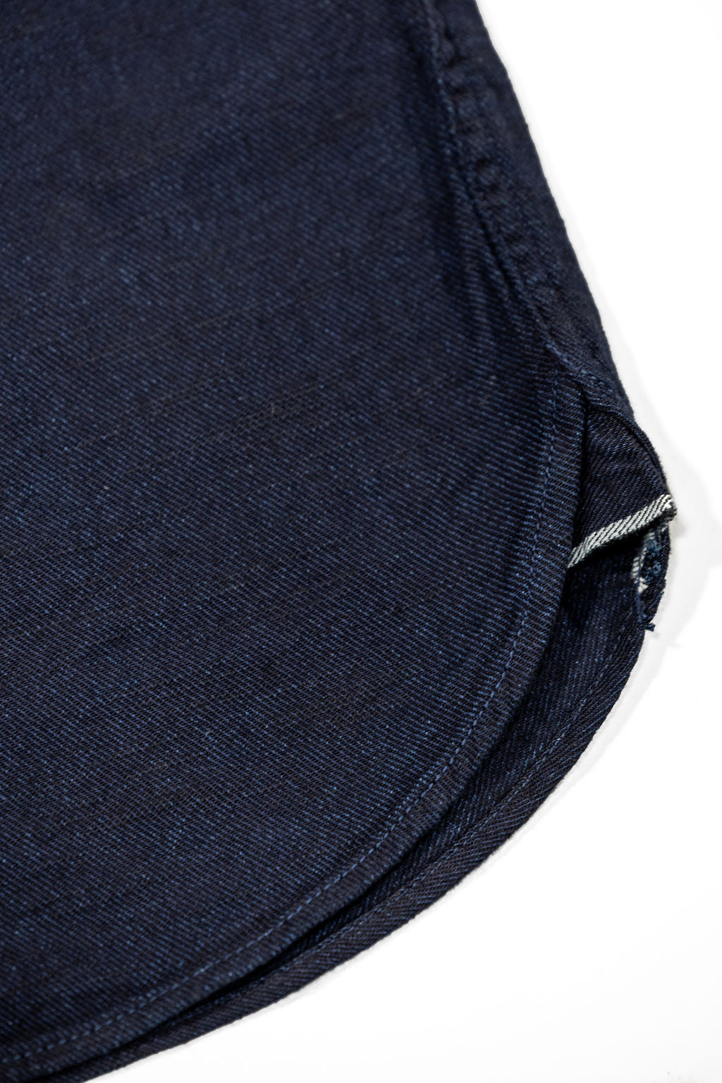 UES Indigo Cotton Viyella Shirt - Indigo