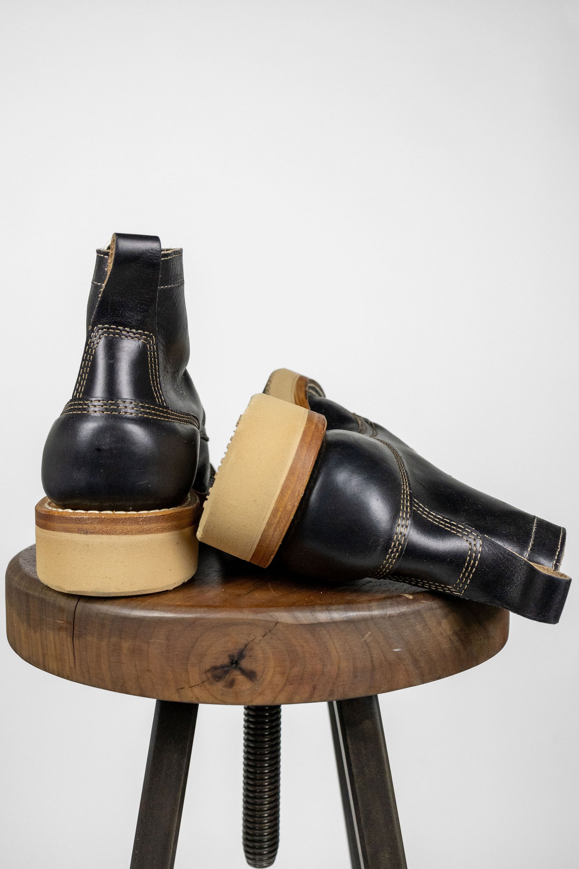 White's Boots x Franklin & Poe Trolley Hopper - Black Chromexcel
