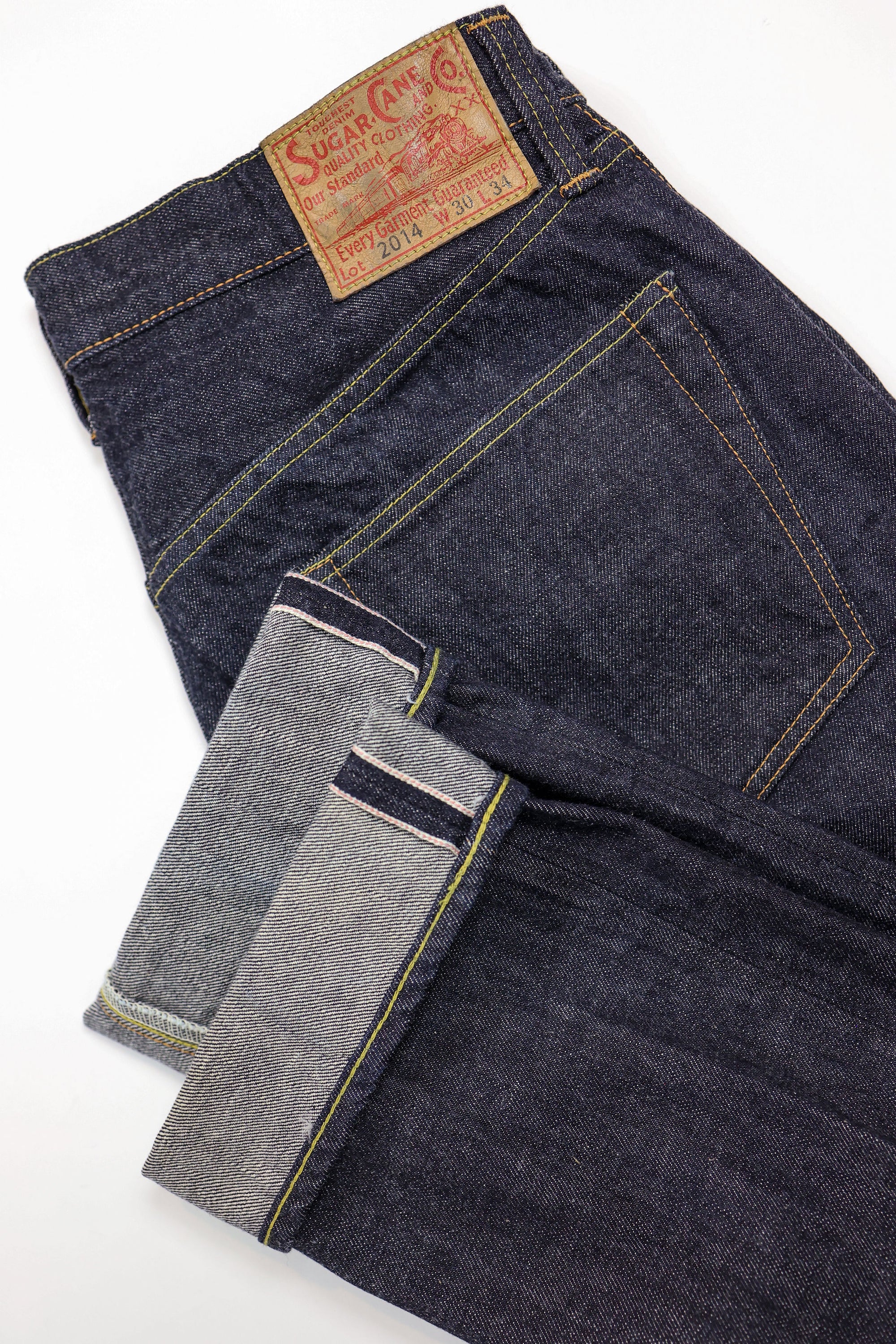Sugar Cane 2009 Slim Straight - One Wash 12 oz. Japanese Selvedge Denim