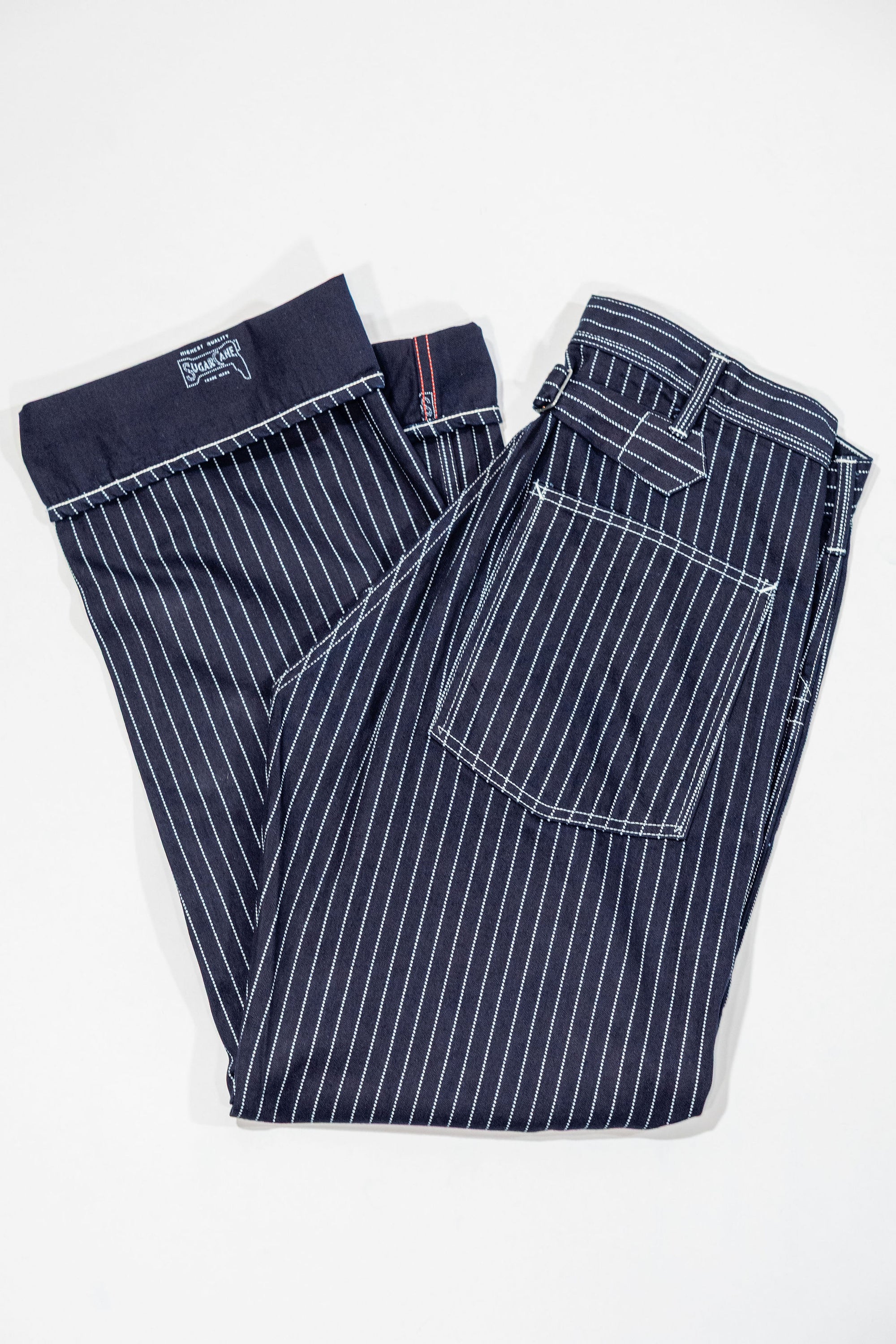Sugar Cane Engineer Pant - 9oz Wabash Stripe