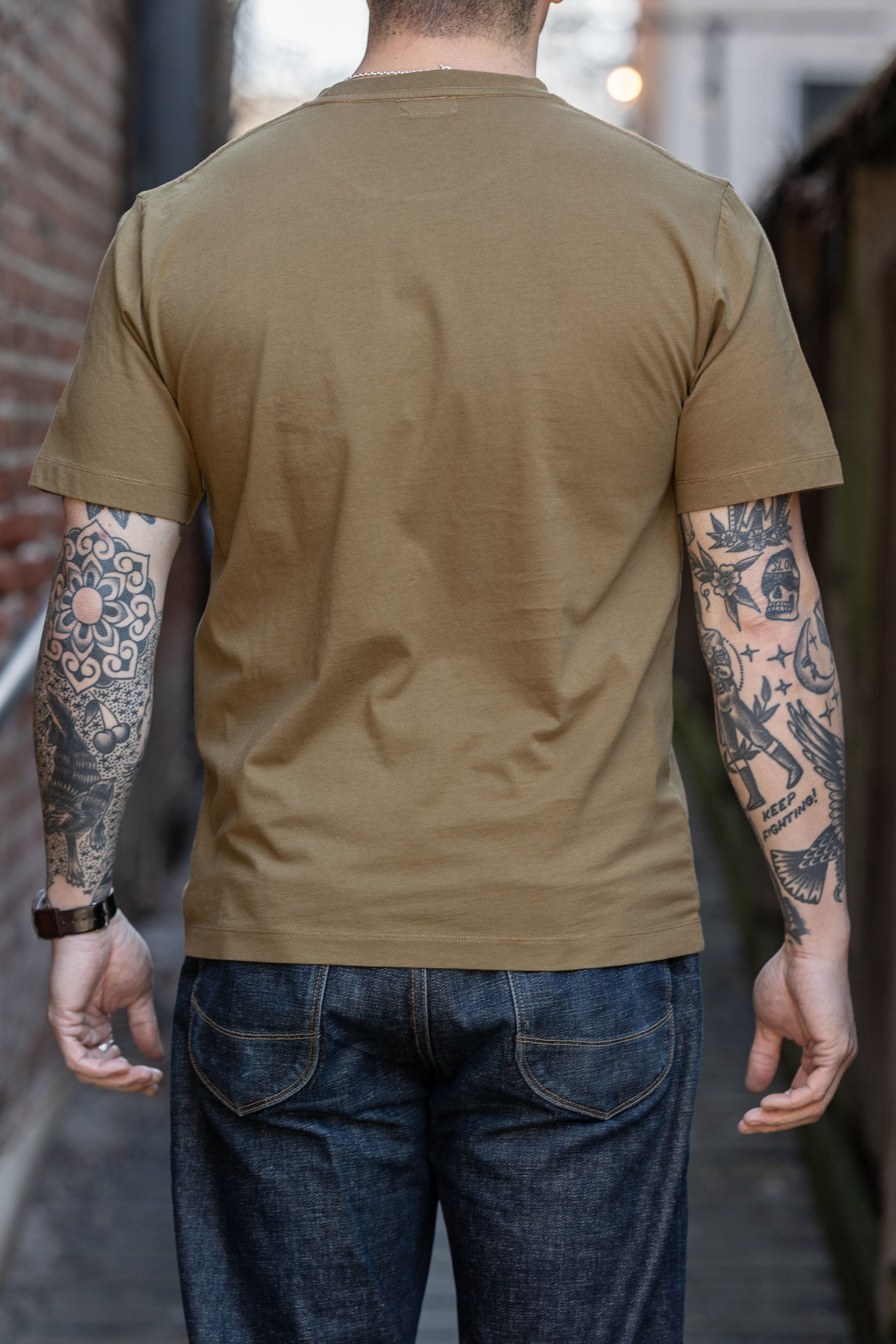 Indigofera Blake T-Shirt - Army Green