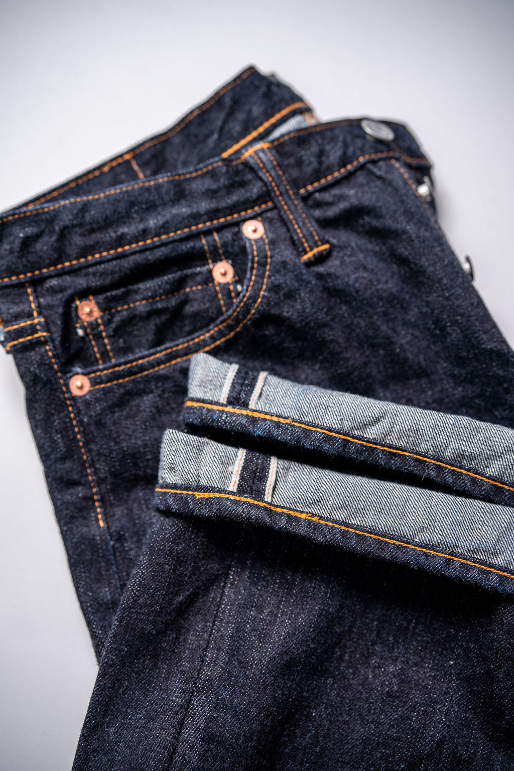 The Flat Head FN-3009 Slim Straight - 14.5oz Selvedge Denim (One Washed)