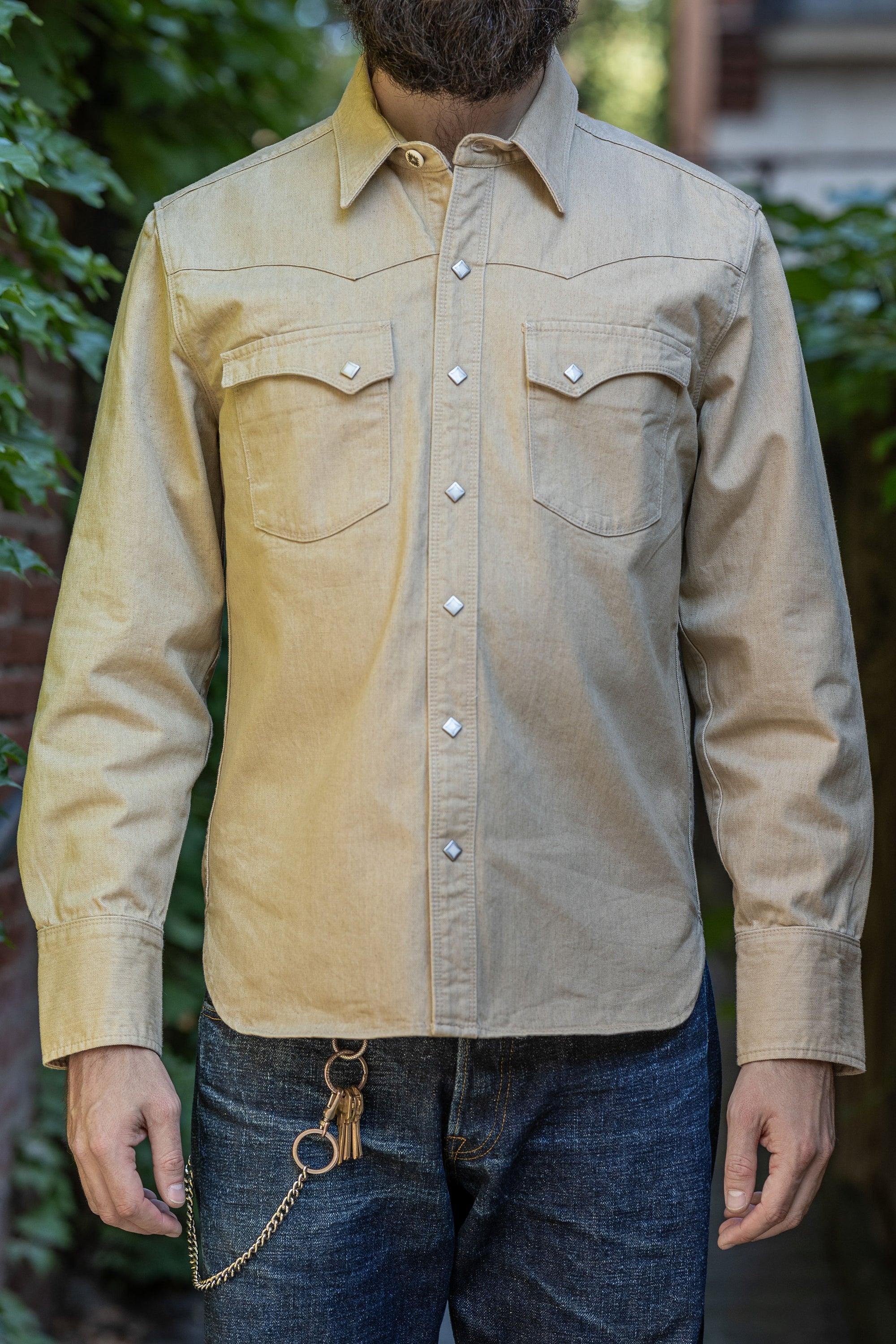 Freenote Cloth Calico - Tan Denim