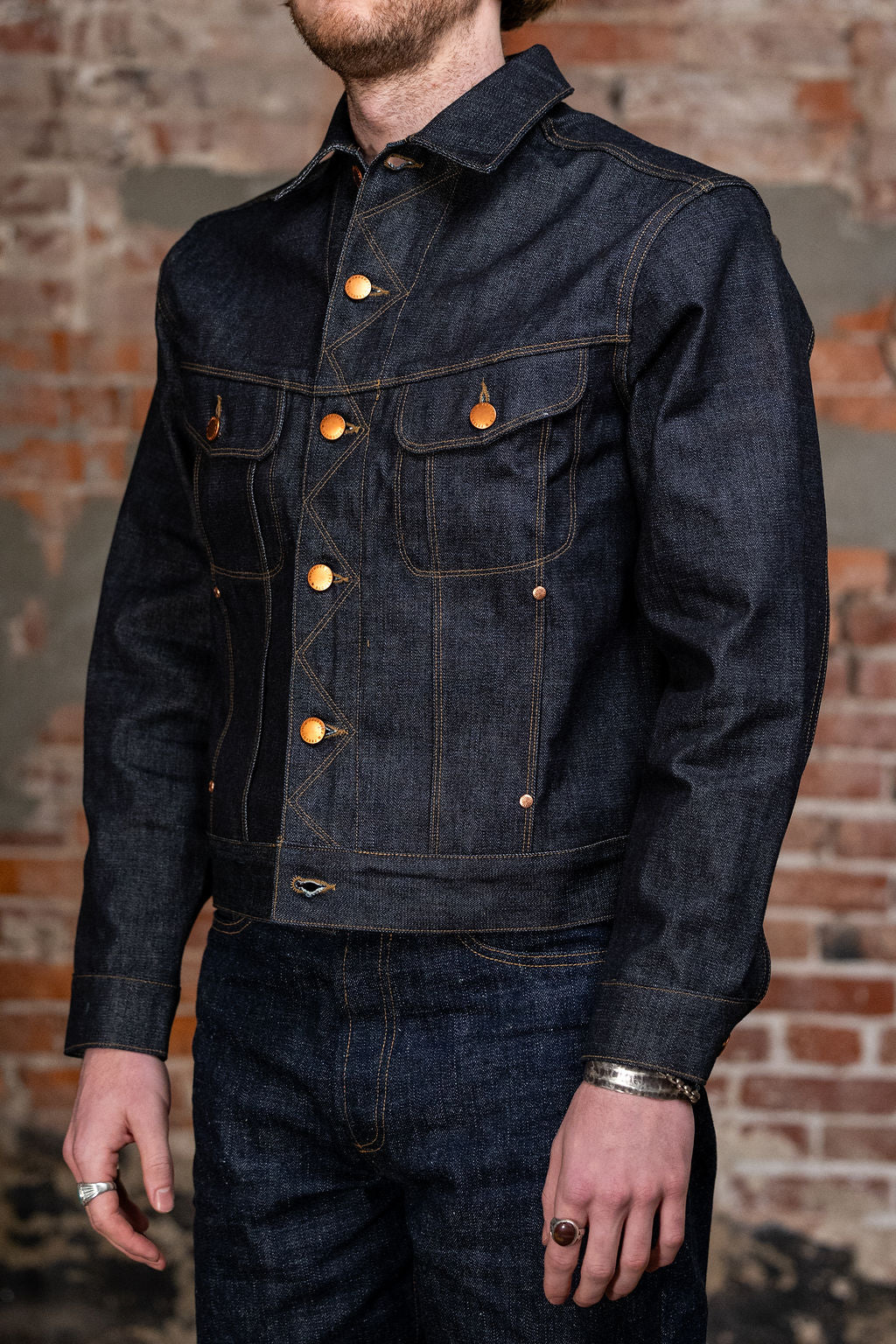 Freenote Cloth High Low Jacket - 14oz Broken Twill