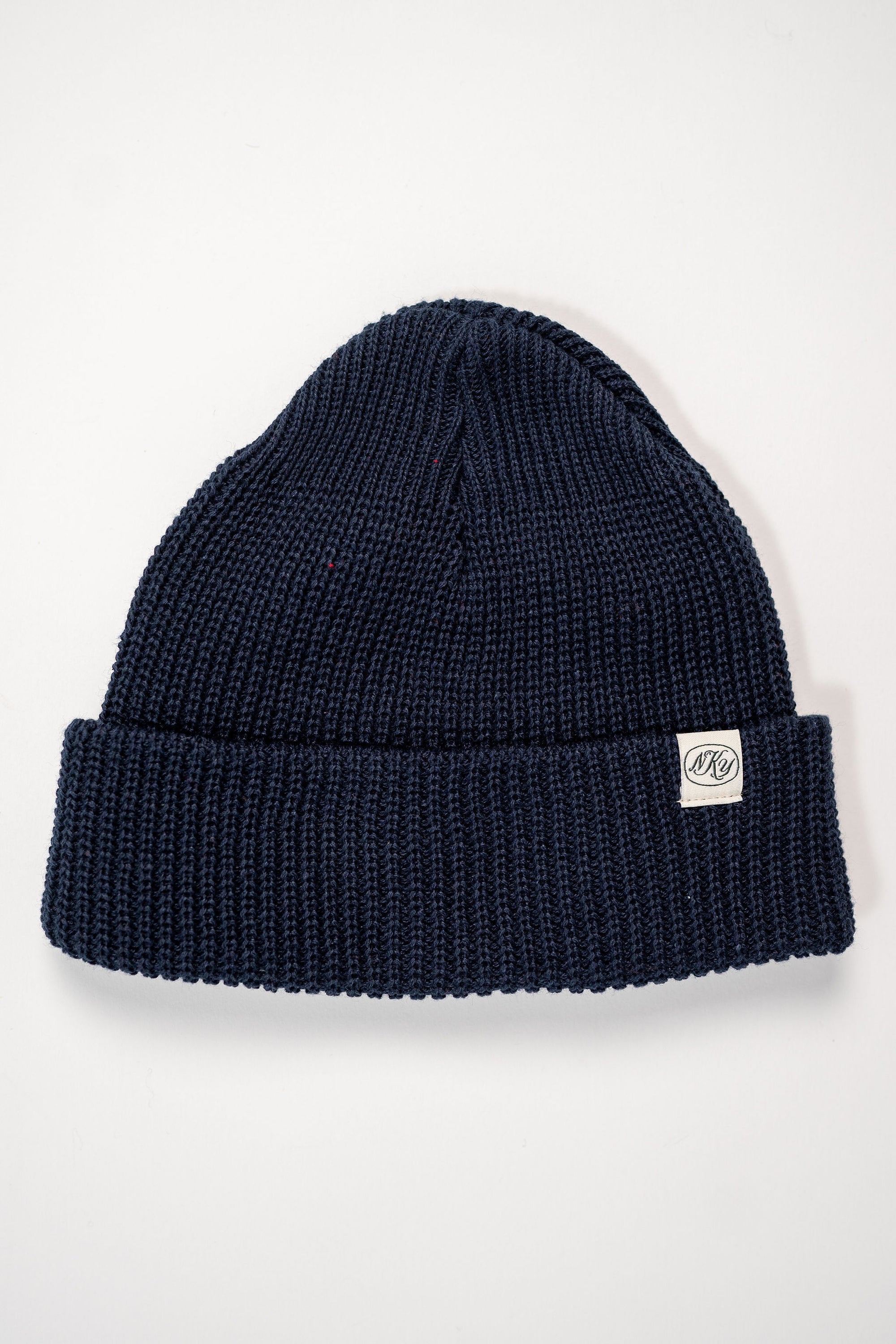 Knickerbocker Cotton Watch Cap - Navy