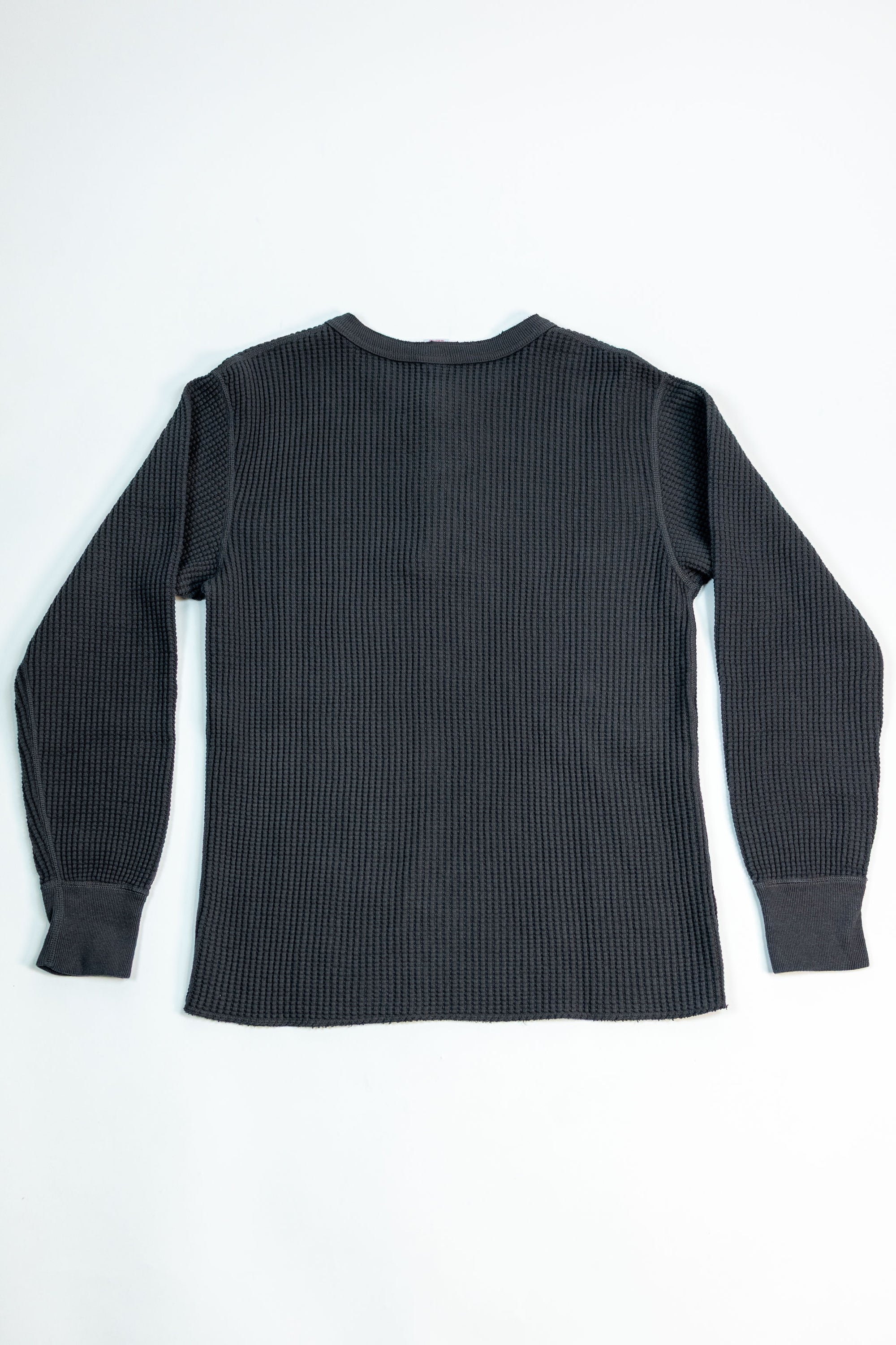 UES Big Waffle Henley - Steel Gray