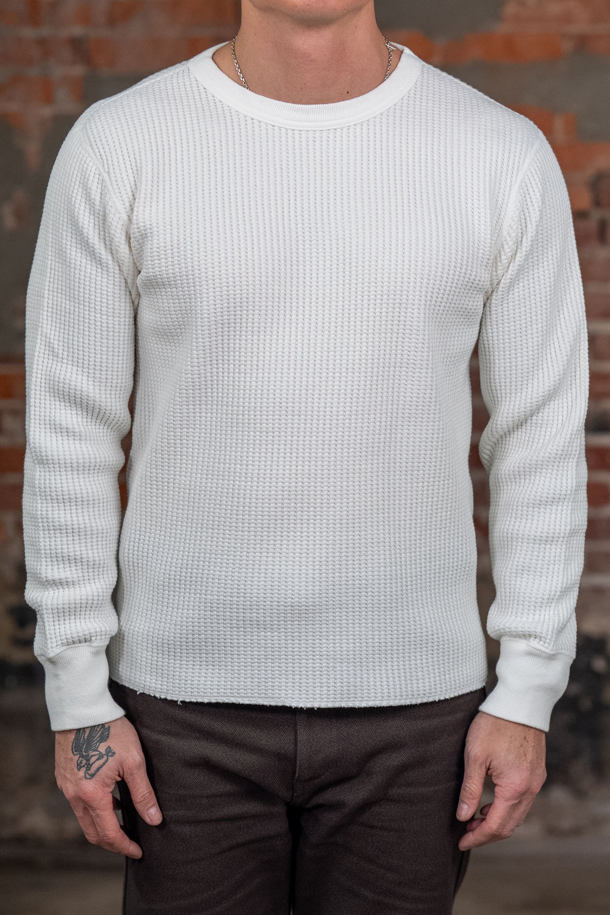 UES Big Waffle T-Shirt - Off-White