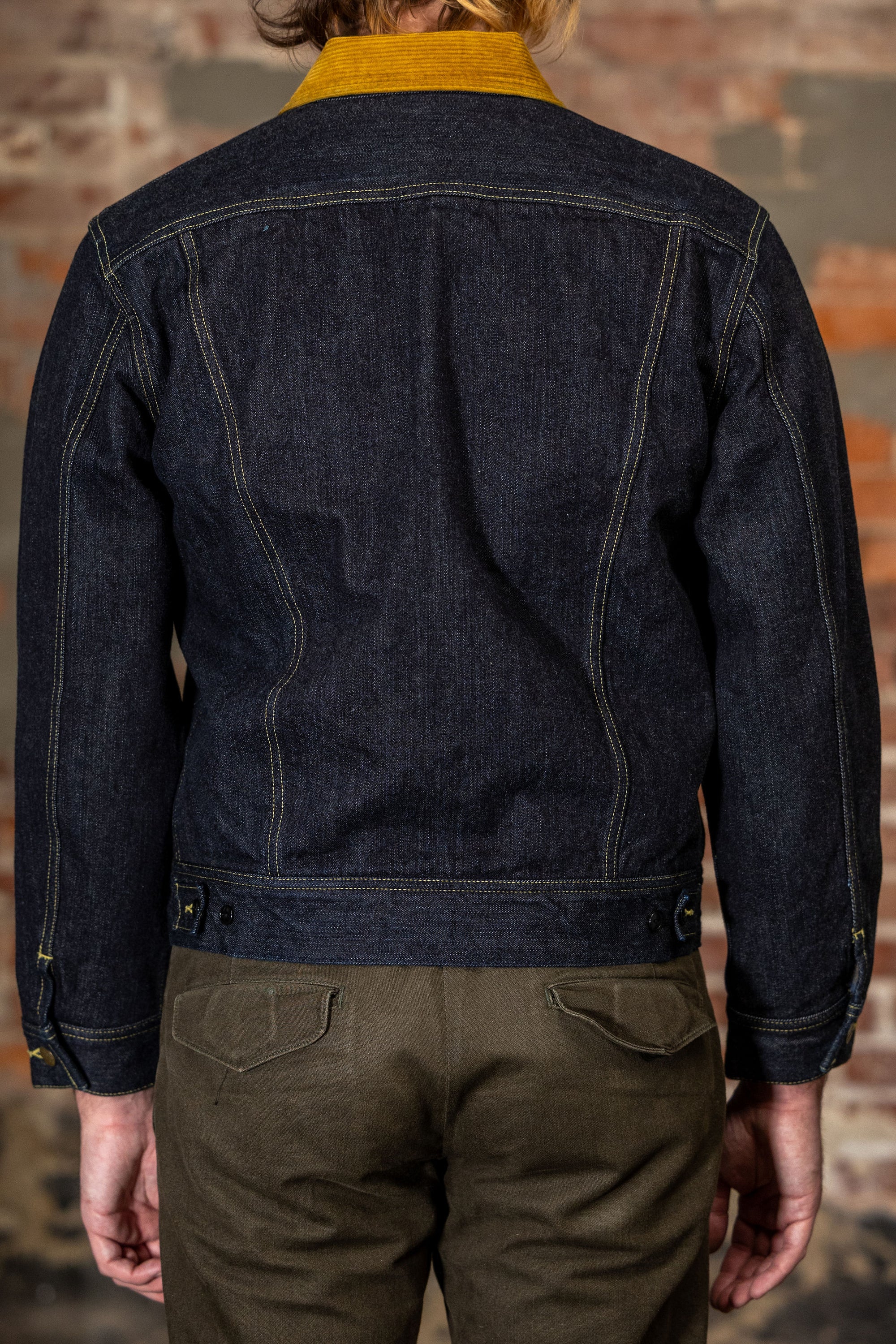 The Flat Head FN-OJ-D102J 14.5oz Blanket Lined Denim Jacket