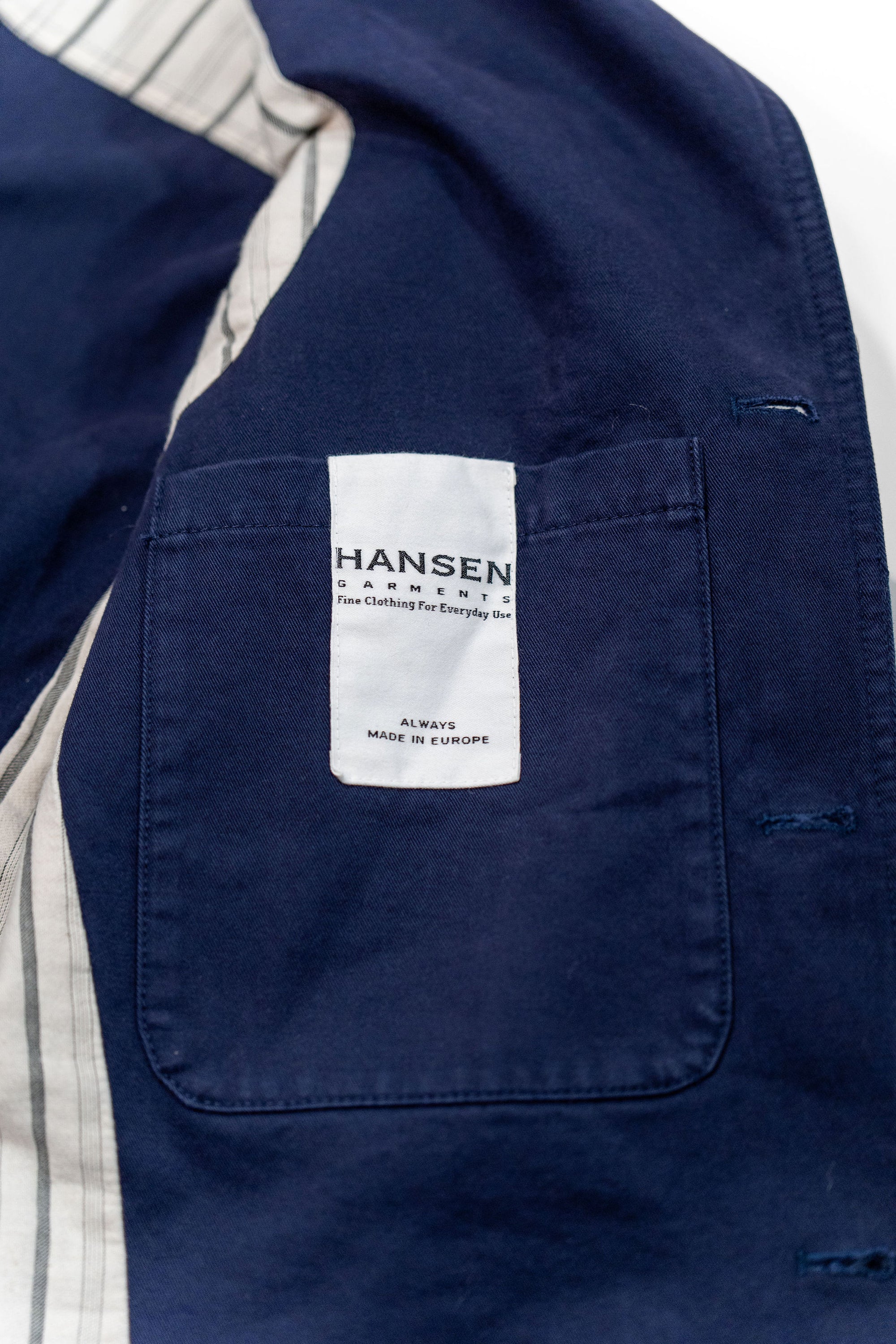 Hansen Garments Josuf Casual Chore Blazer - Marine