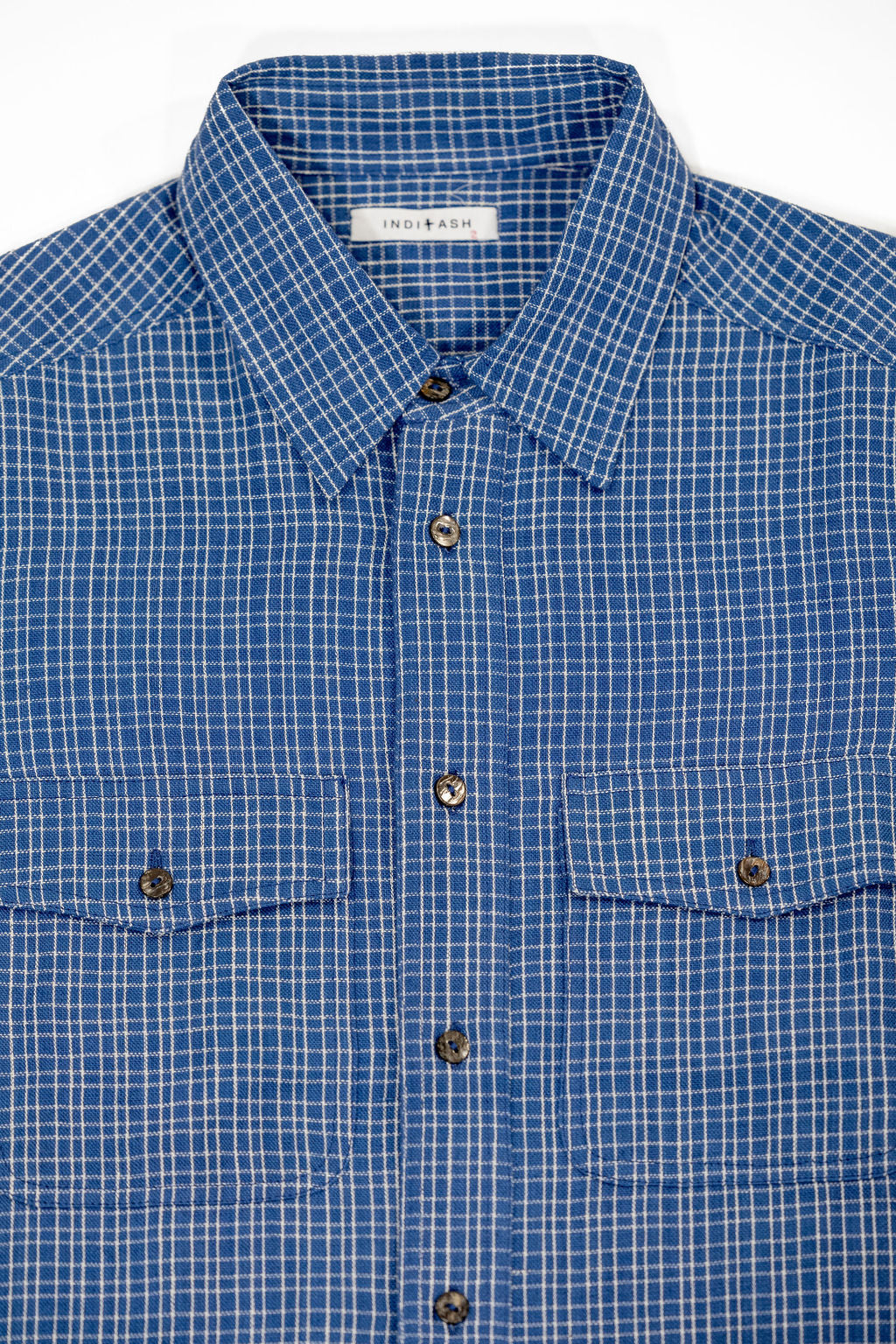 Indi + Ash LS Smith Workshirt - Handwoven Variegated Gingham