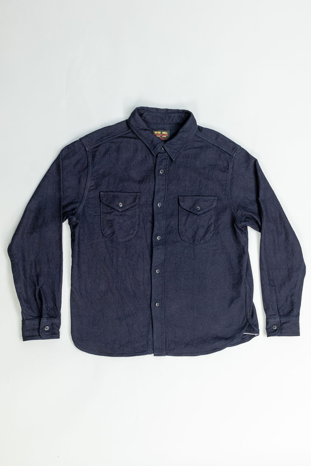 UES 501655 Heavy Flannel Shirt - Indigo