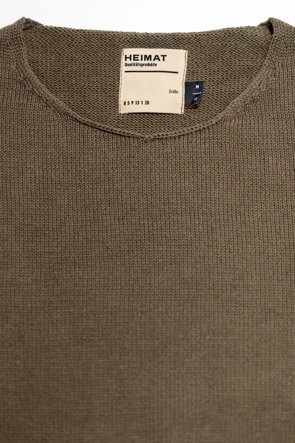Heimat Textil Harbor Cotton/Linen Sweater - Military Green