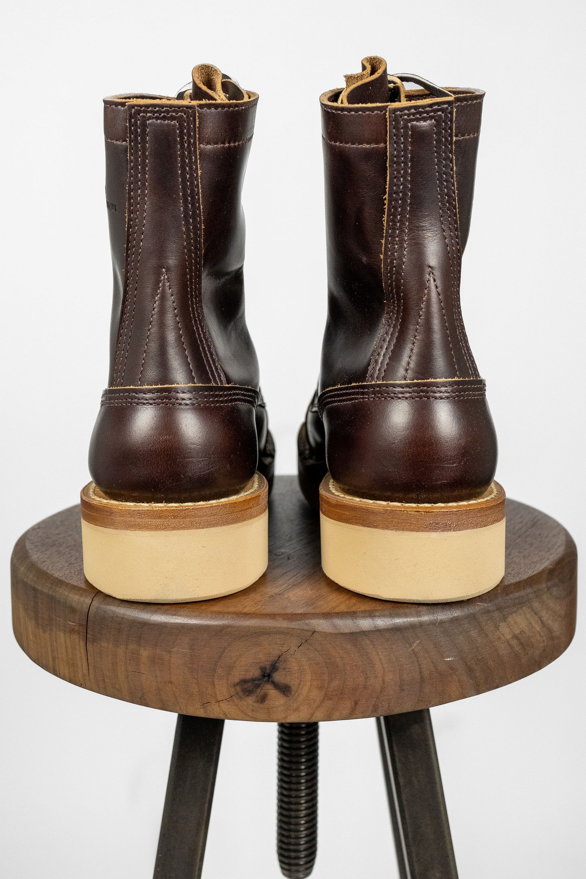 White's Boots x Franklin & Poe Broad Street Bully Boot - 8" Brown Double Shot