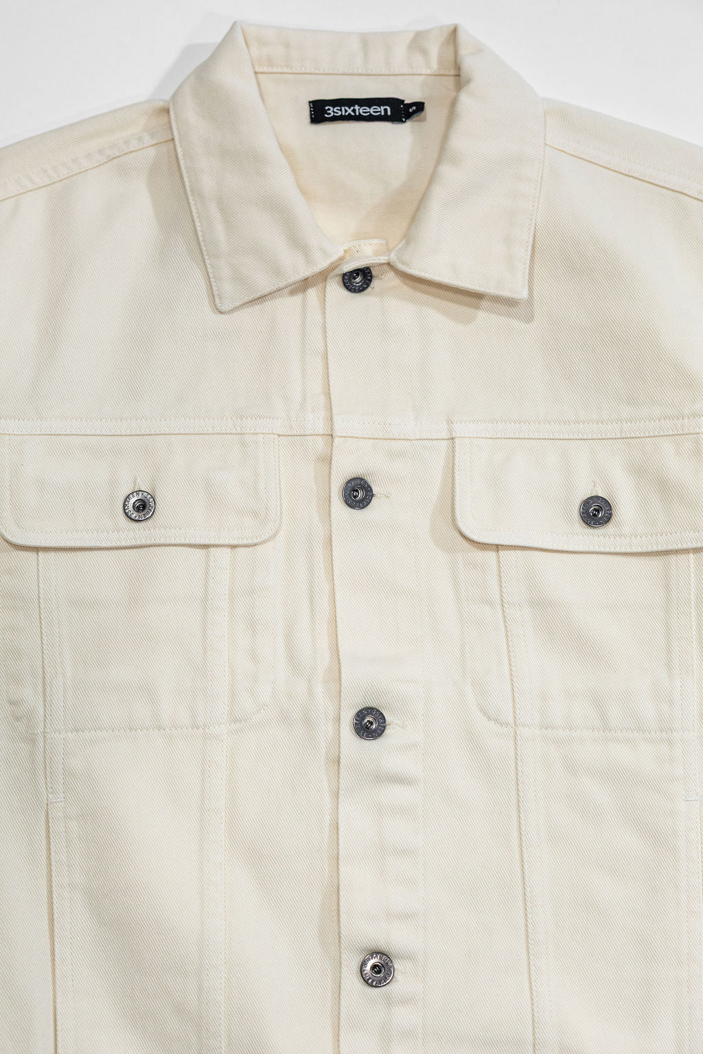 3sixteen Trucker Jacket - Buttermilk Twill