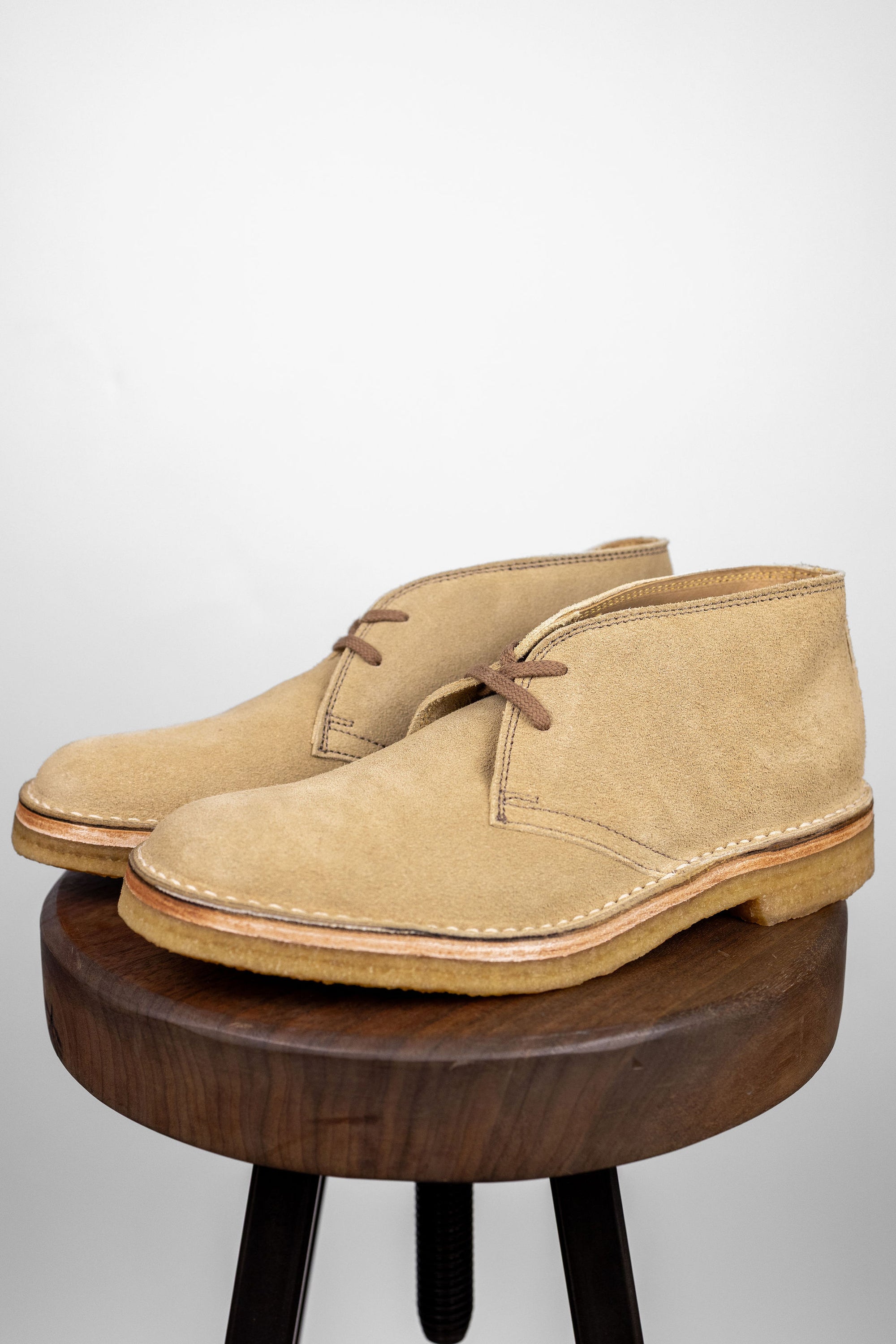 John Lofgren Military Desert Boots - Japanese Suede Sand