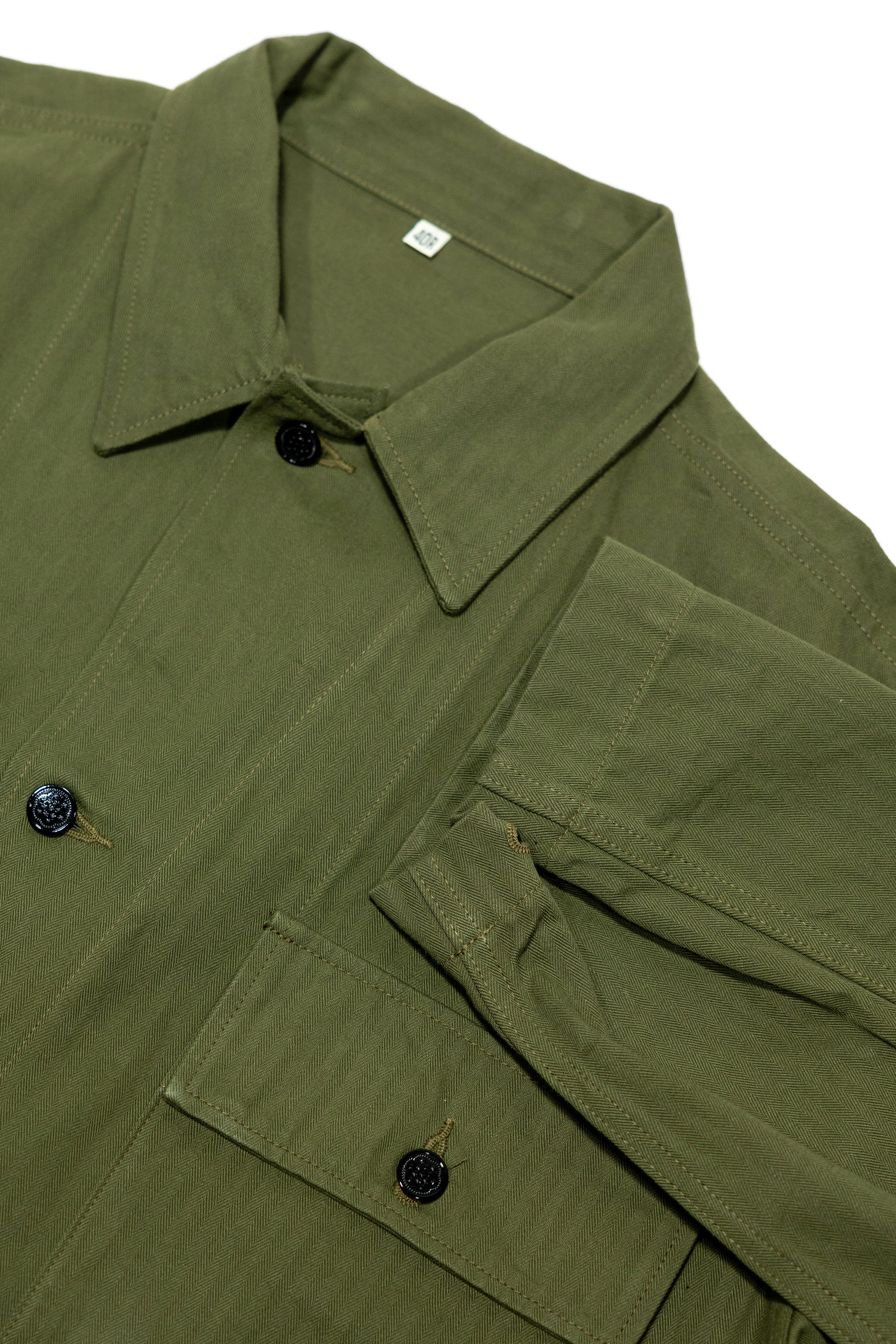 Buzz Rickson's BR15887 Herringbone Twill Jacket Special - Olive