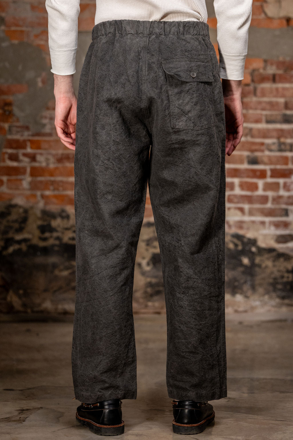 Seuvas "WASHI" Relaxed Pants - Dark Charcoal