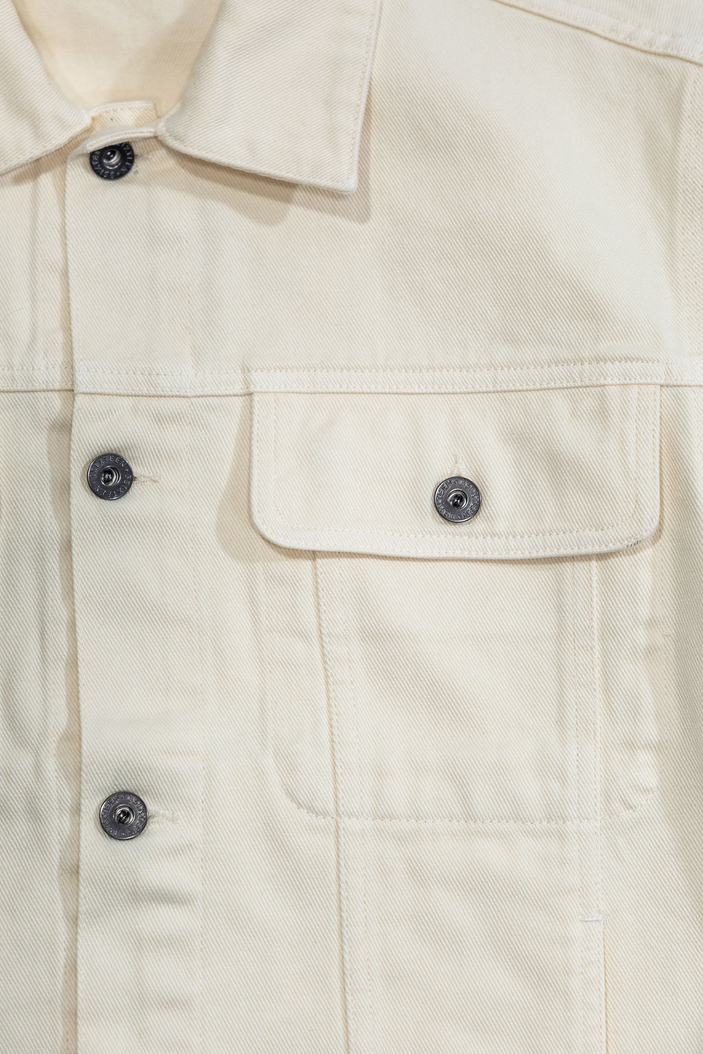 3sixteen Trucker Jacket - Buttermilk Twill