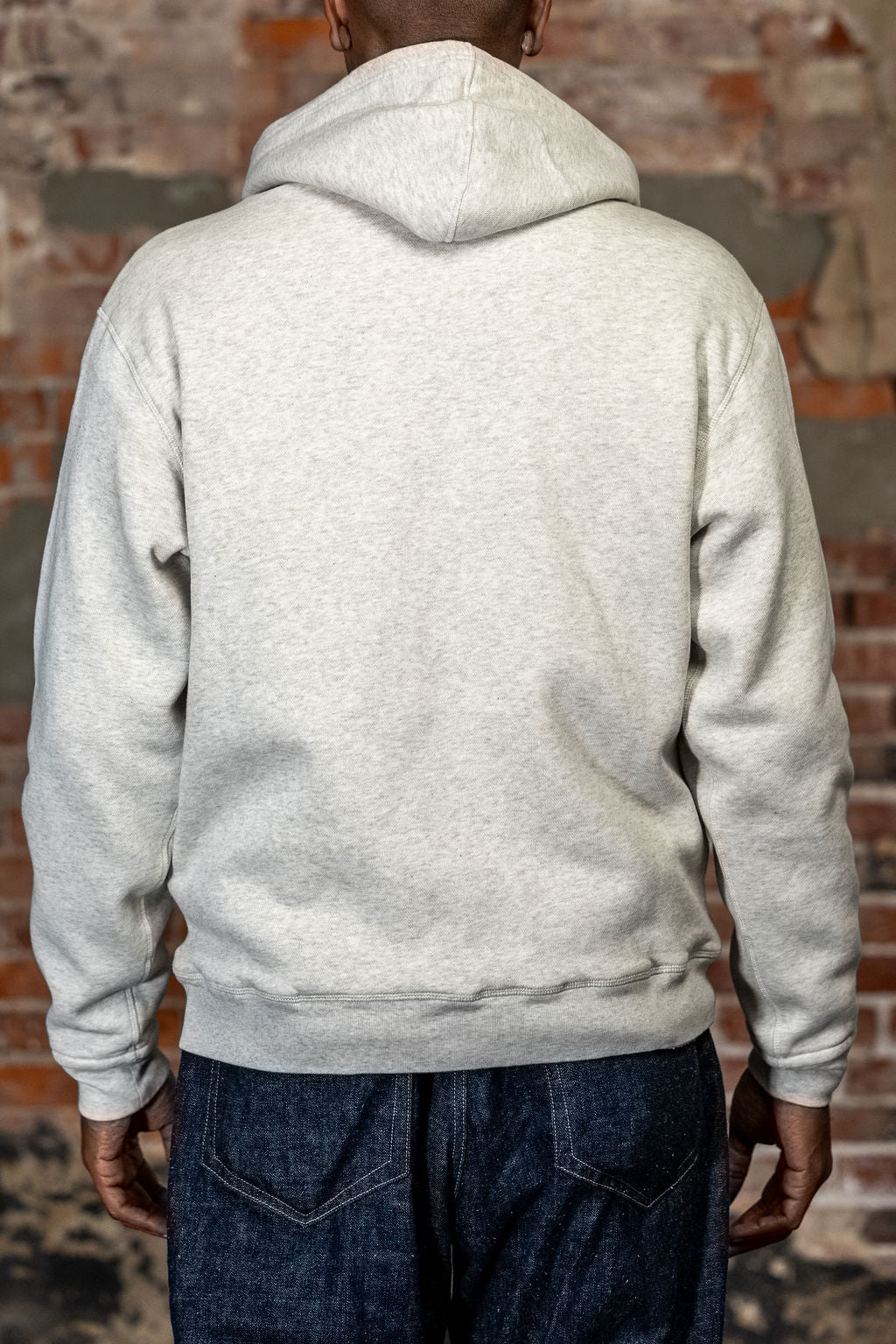 Knickerbocker Metro Waffle Hoodie - Oat Grey