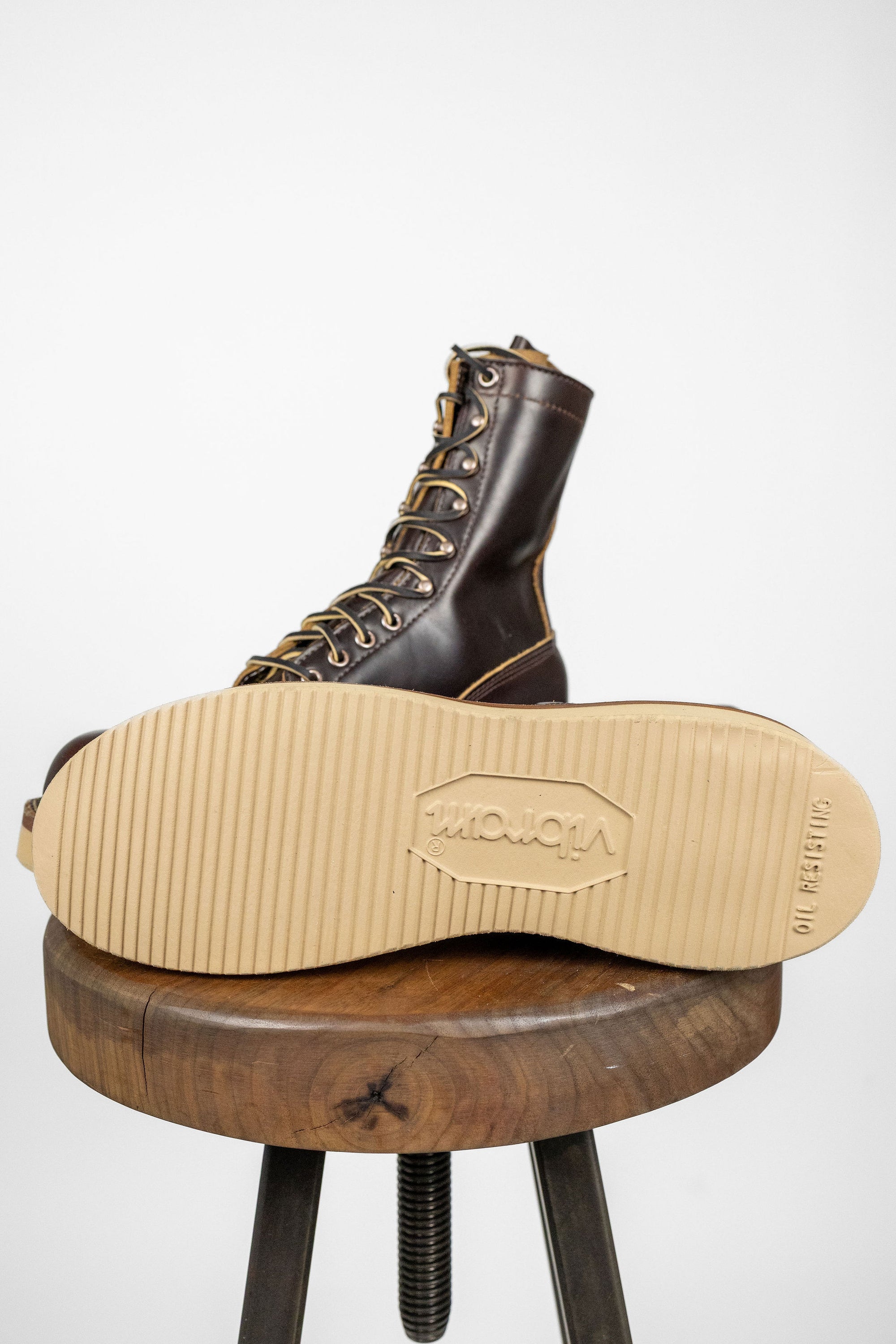 White's Boots x Franklin & Poe Broad Street Bully Boot - 8" Brown Double Shot