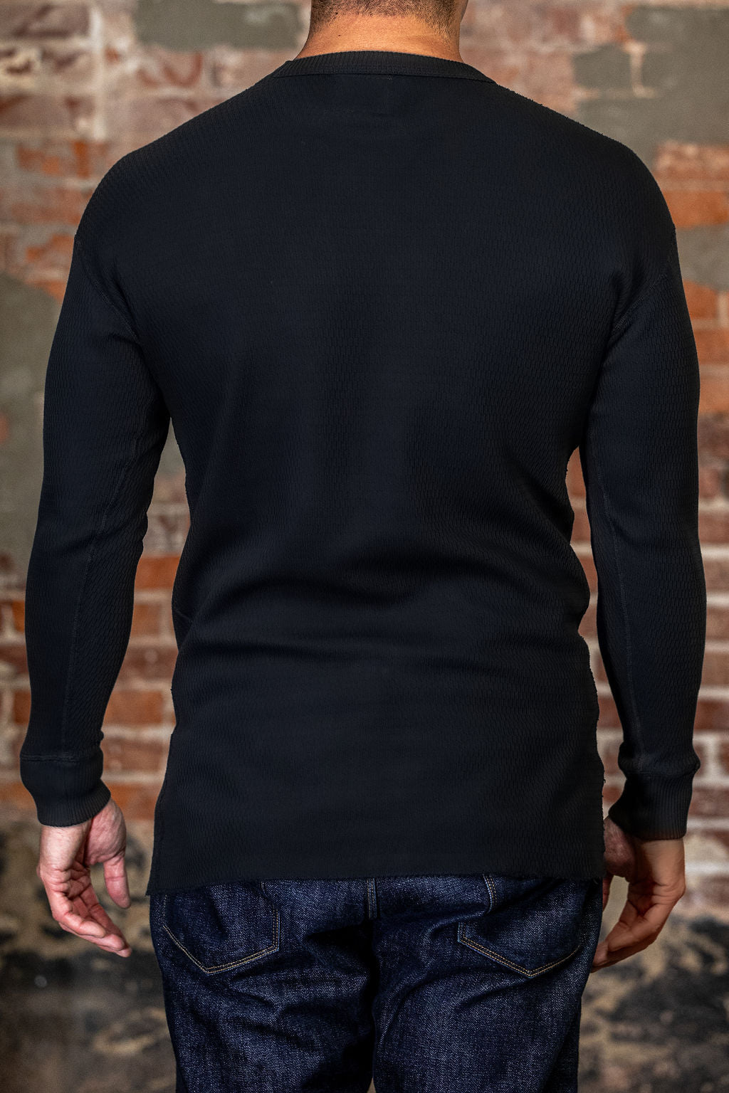 Knickerbocker Heirloom Flat Knit Thermal - Navy
