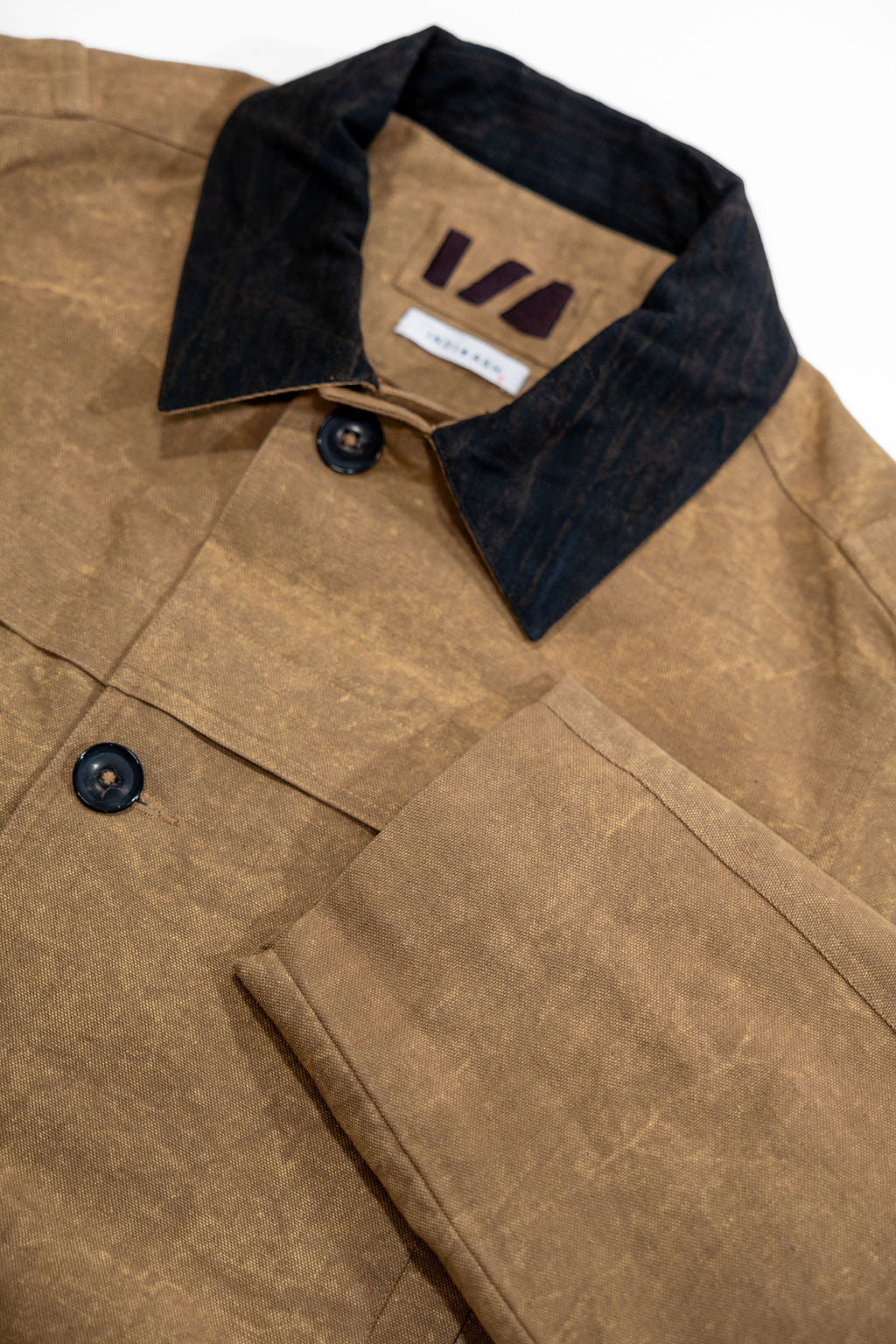 Indi + Ash Braulio Barn Coat - Coyote Stone Enzyme Canvas