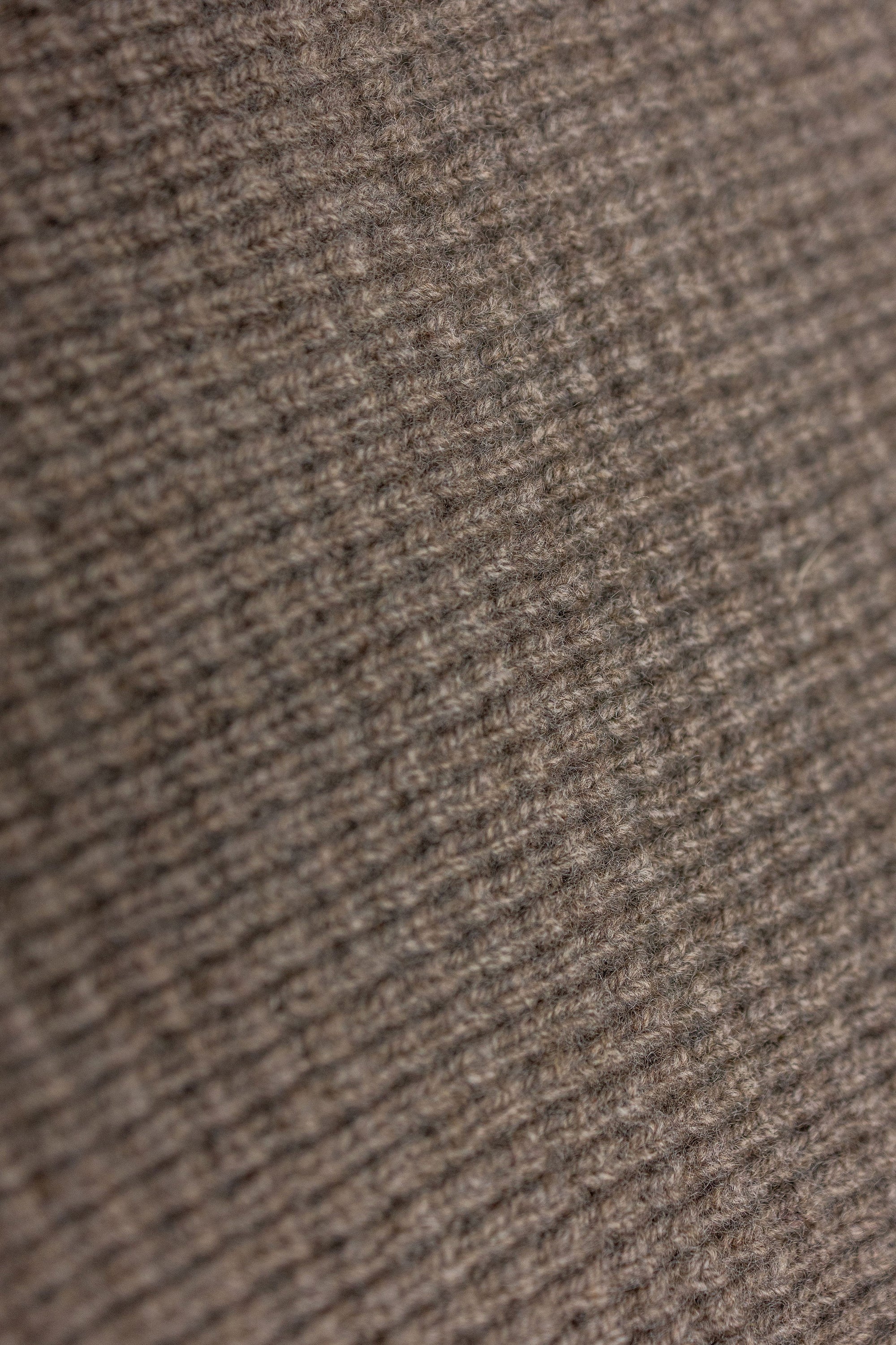 Merz b. Schwanen BLADE02 Merino Wool-Cashmere Waffle Structured Pullover - Grain