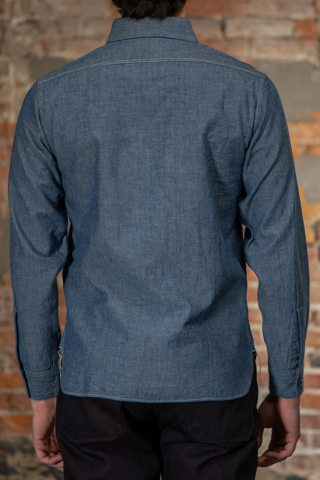 Buzz Rickson's BR25995 Chambray Work Shirt - Blue